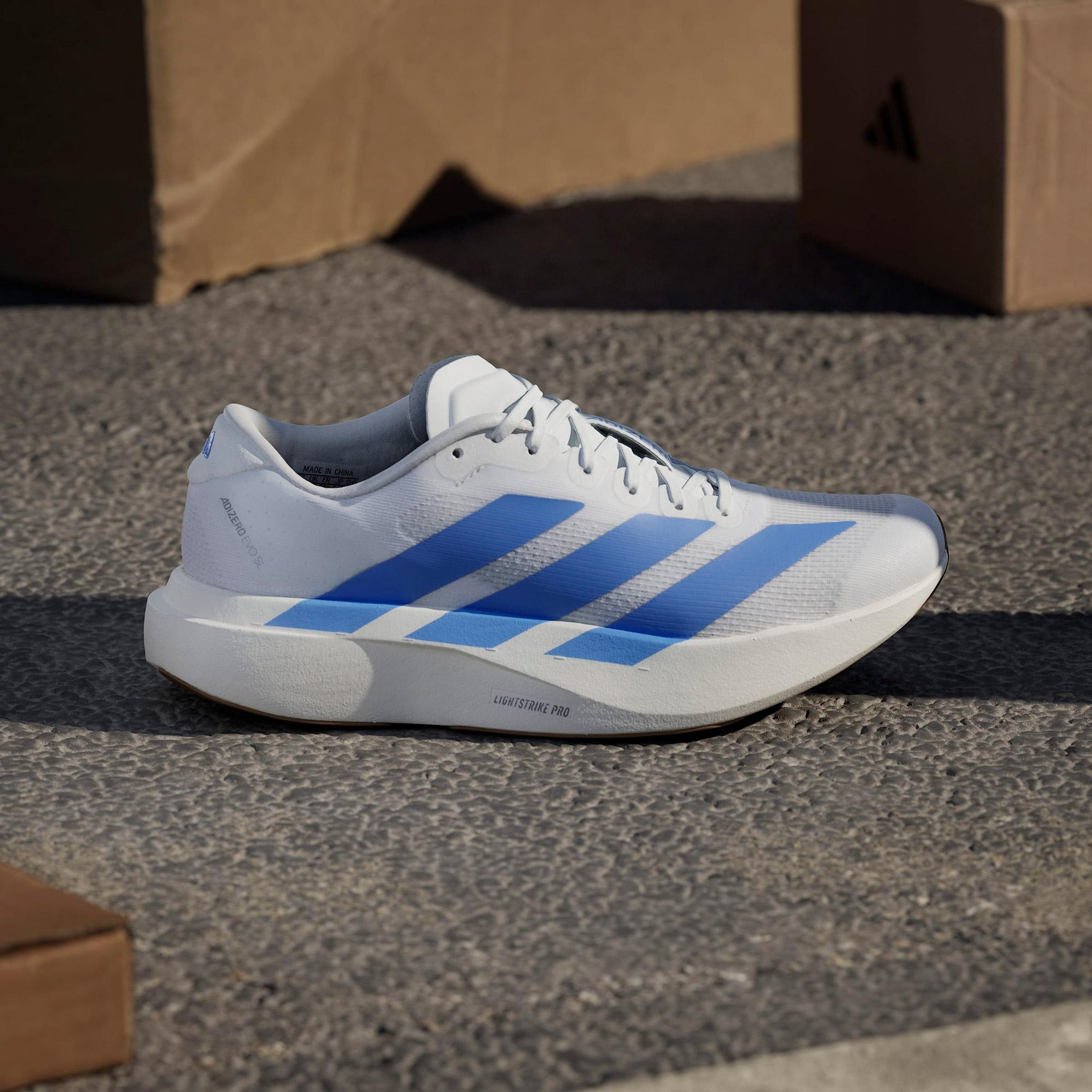 adidas Adizero Evo Sl Kadın Beyaz Koşu Ayakkabısı