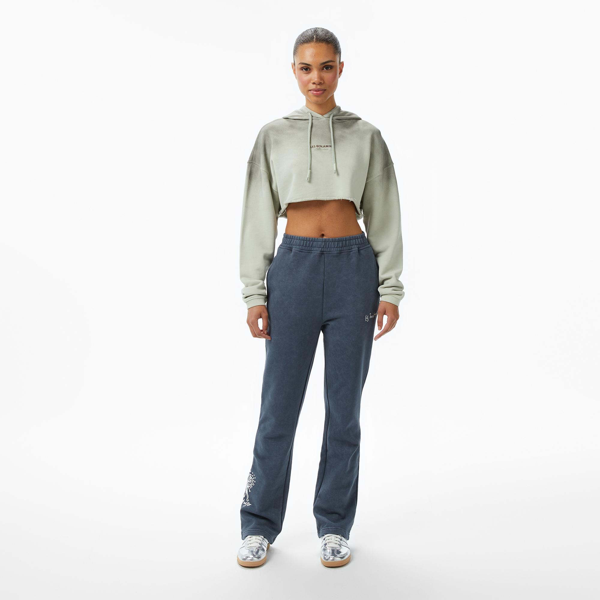 Les Benjamins Relaxed Fit Ombre Kadın Mavi Eşofman Altı