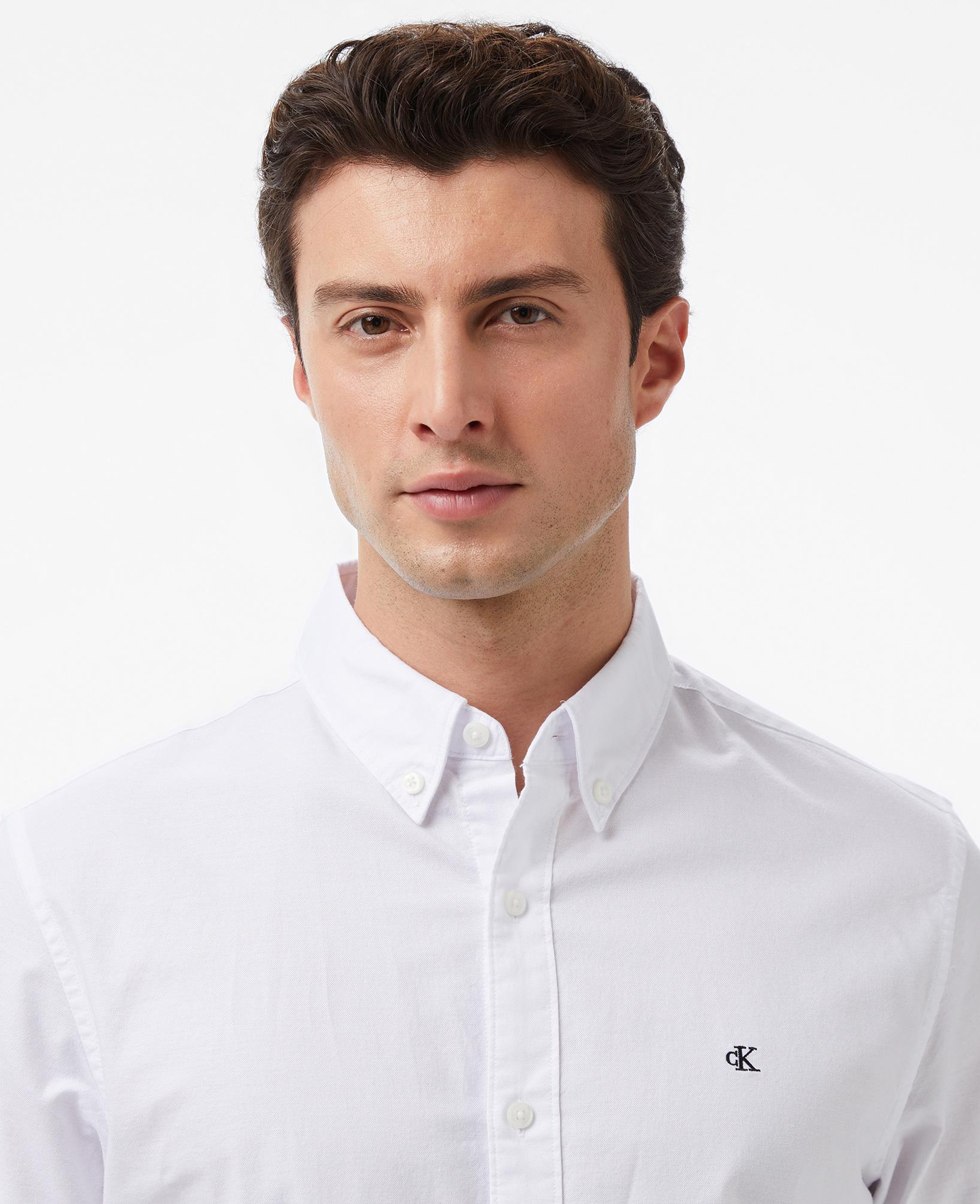 Calvin Klein Solid Oxford Classic Erkek Beyaz Gömlek