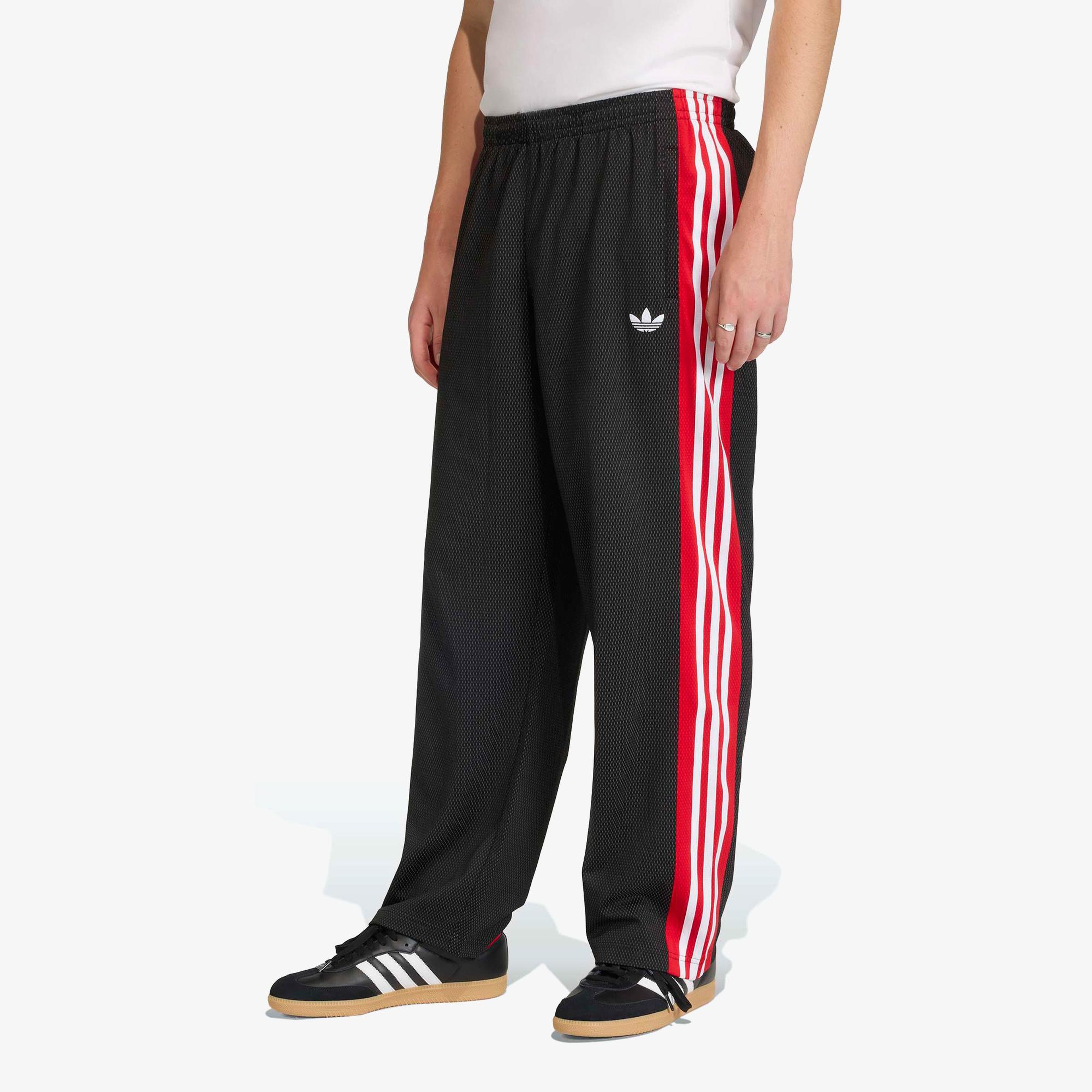 adidas Bol Fileli Erkek Siyah Eşofman Altı