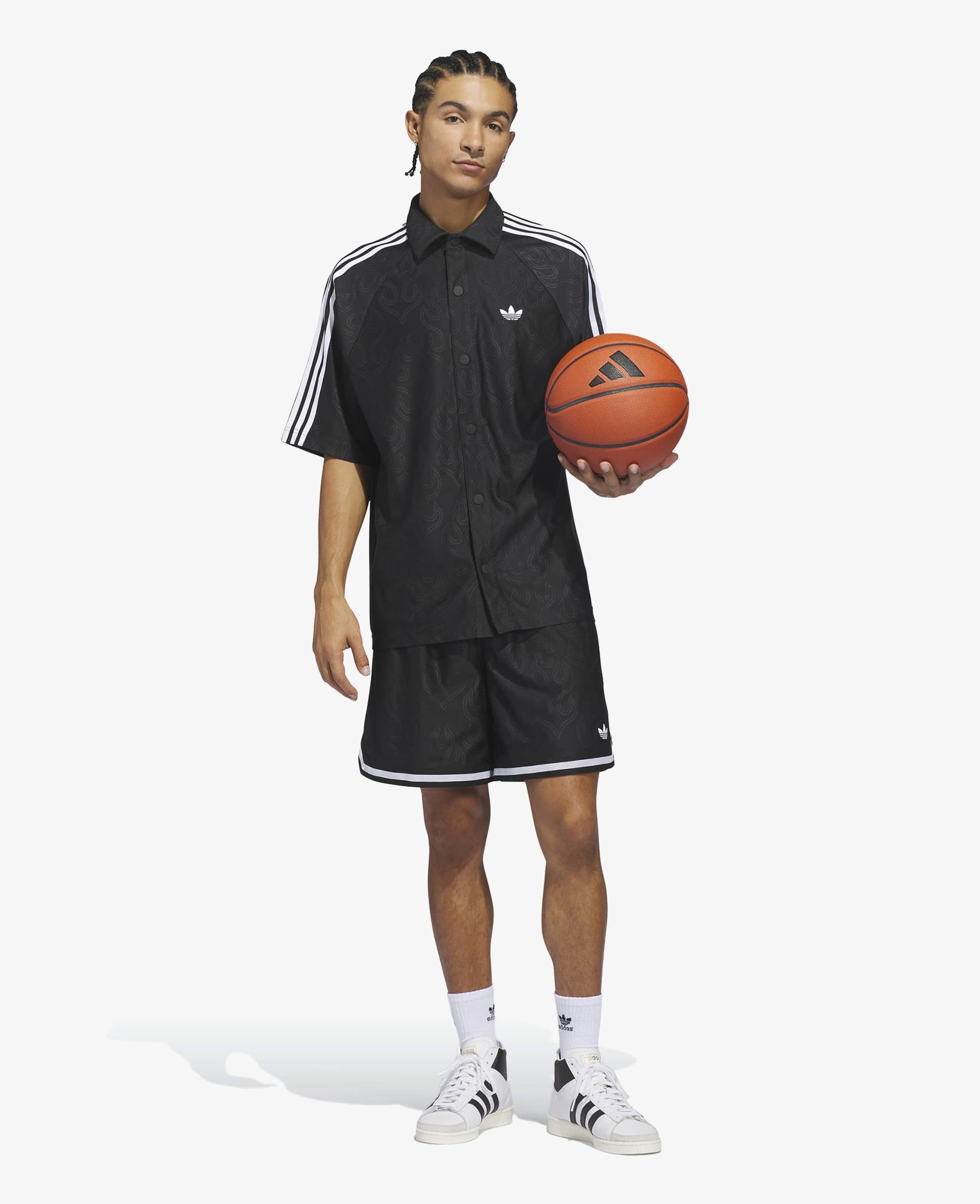 adidas Jacquard Top Unisex Siyah T-Shirt
