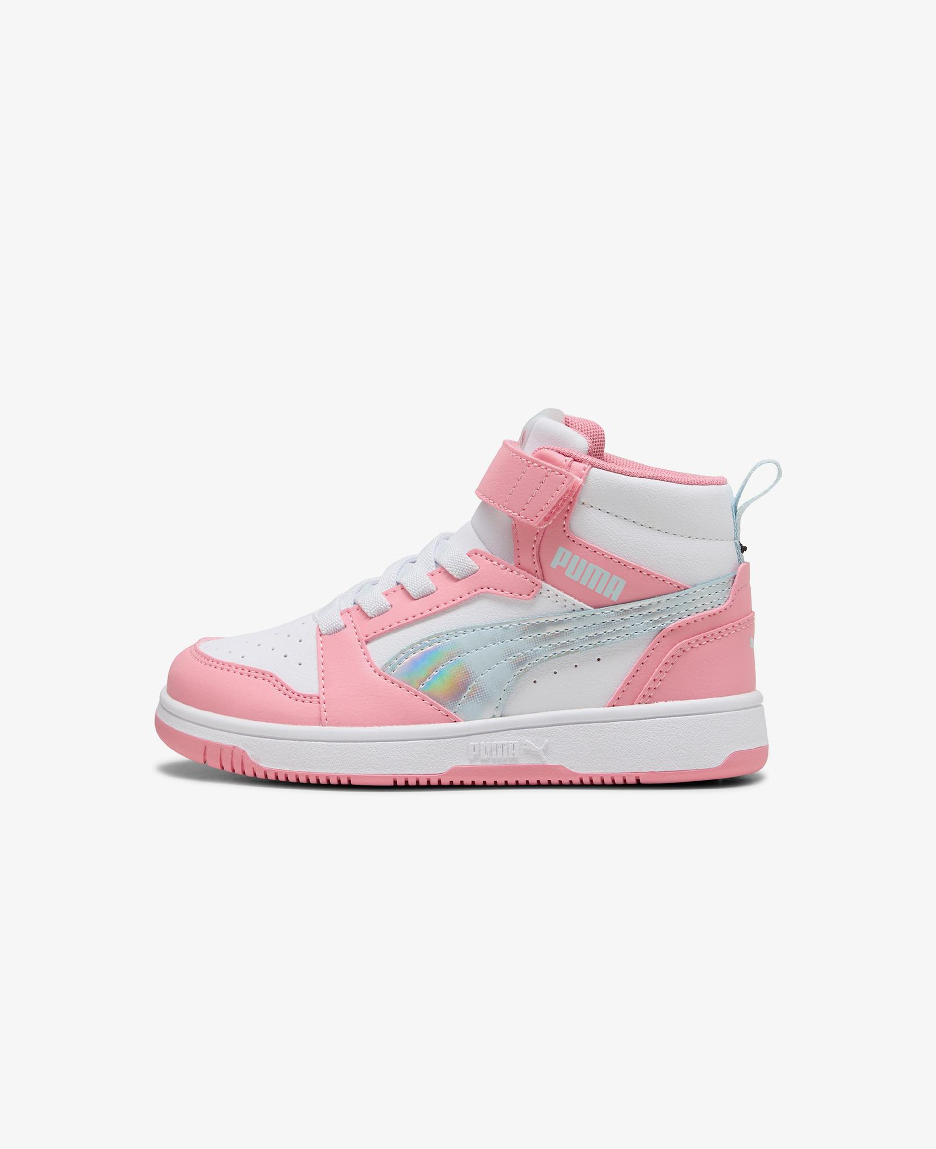Puma Rebound V6 Mid Space Belle Çocuk Pembe Spor Ayakkabı