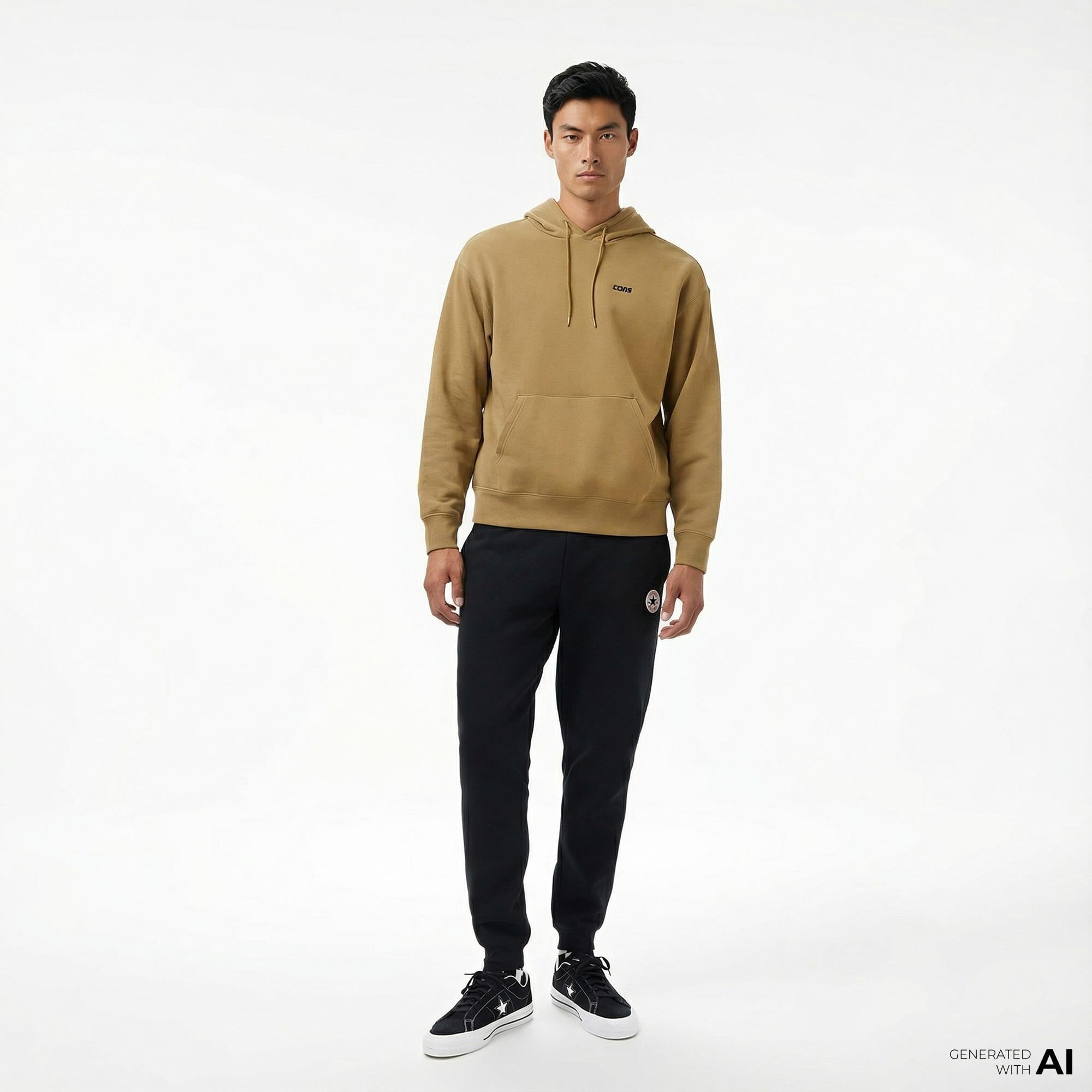 Converse Erkek Kahverengi Sweatshirt