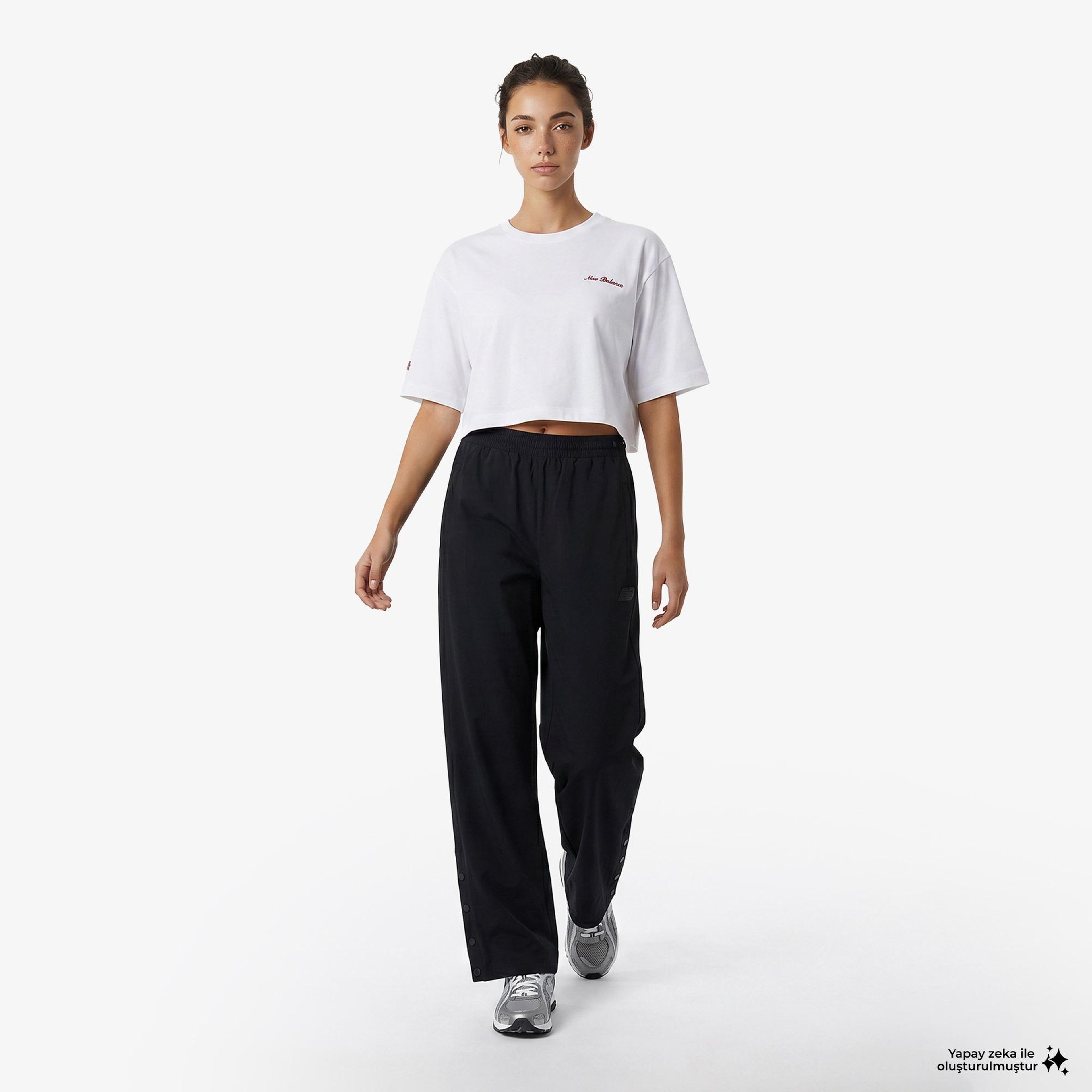 New Balance WNP1612 Lifestyle Kadın Siyah Eşofman Altı