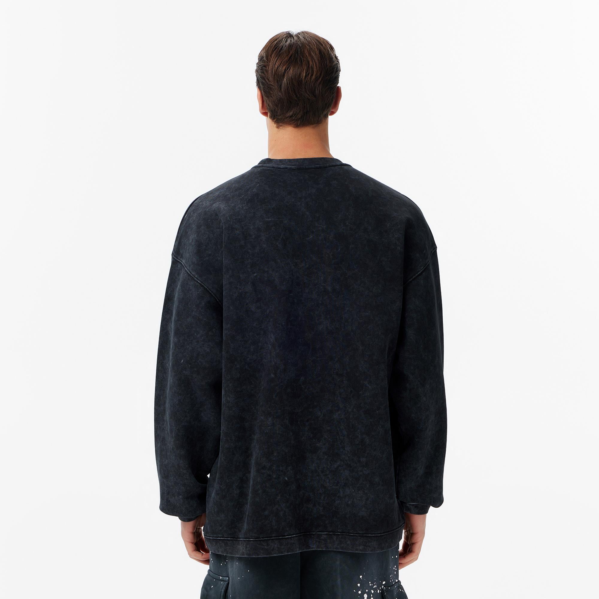 Les Benjamins Regular Fit Erkek Siyah Sweatshirt