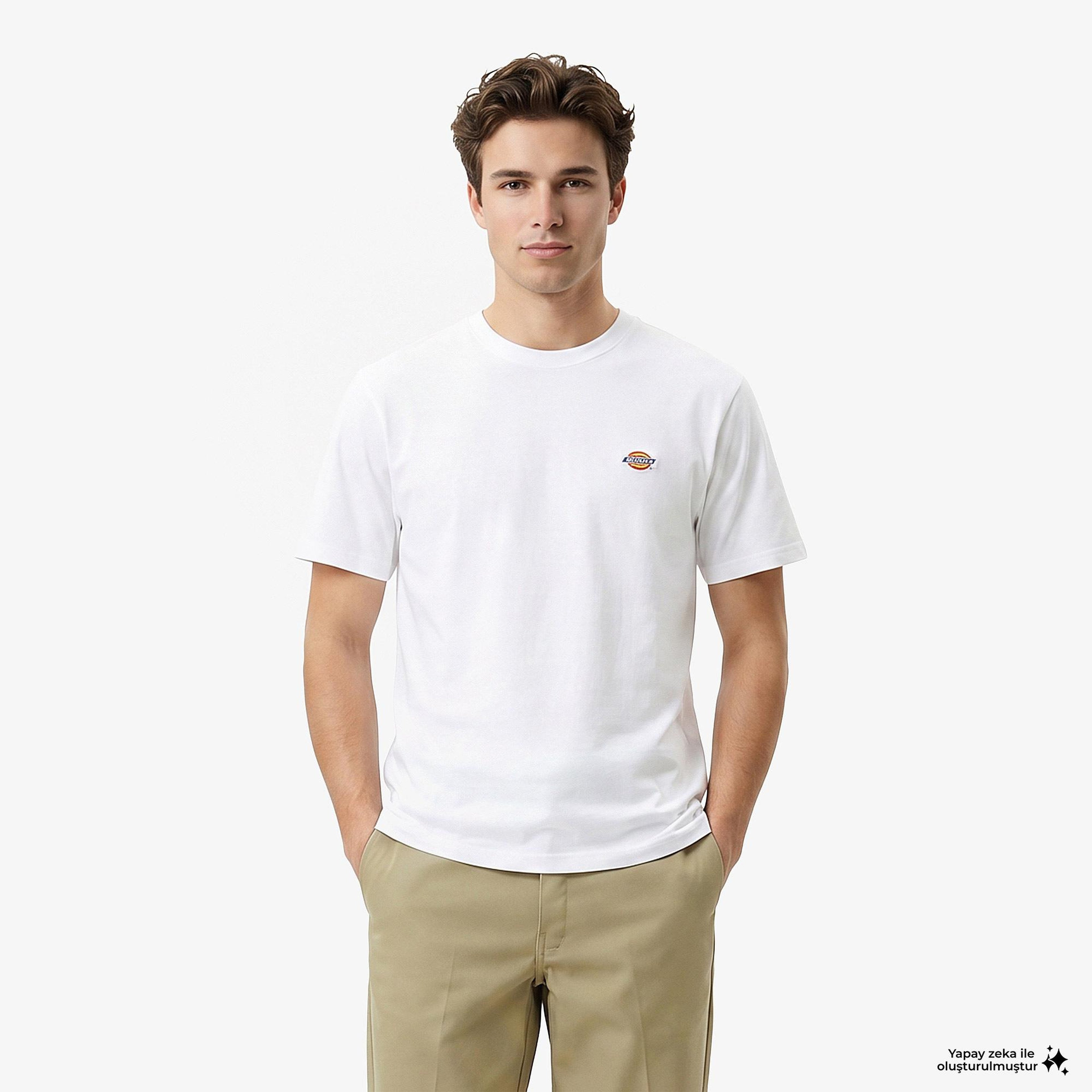 Dickies Mapleton Erkek Beyaz T-Shirt