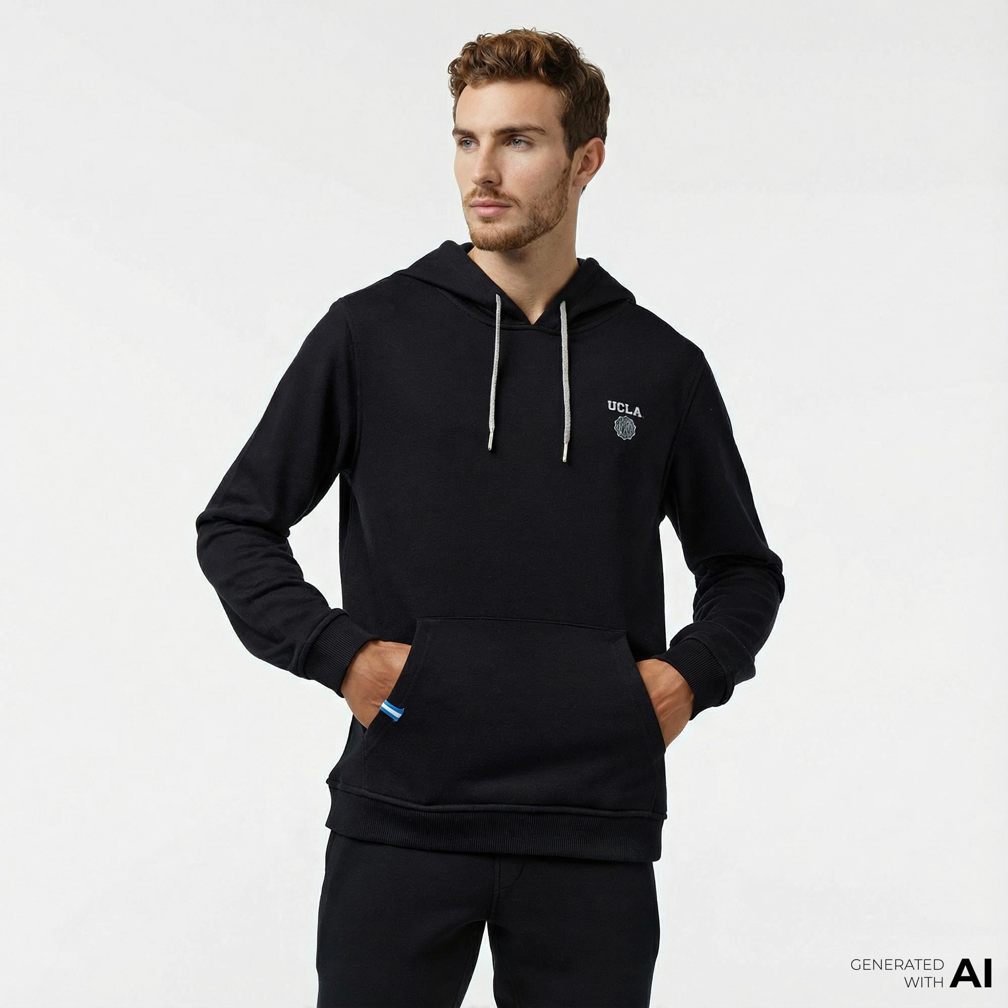 Ucla Nevada Erkek Siyah Sweatshirt