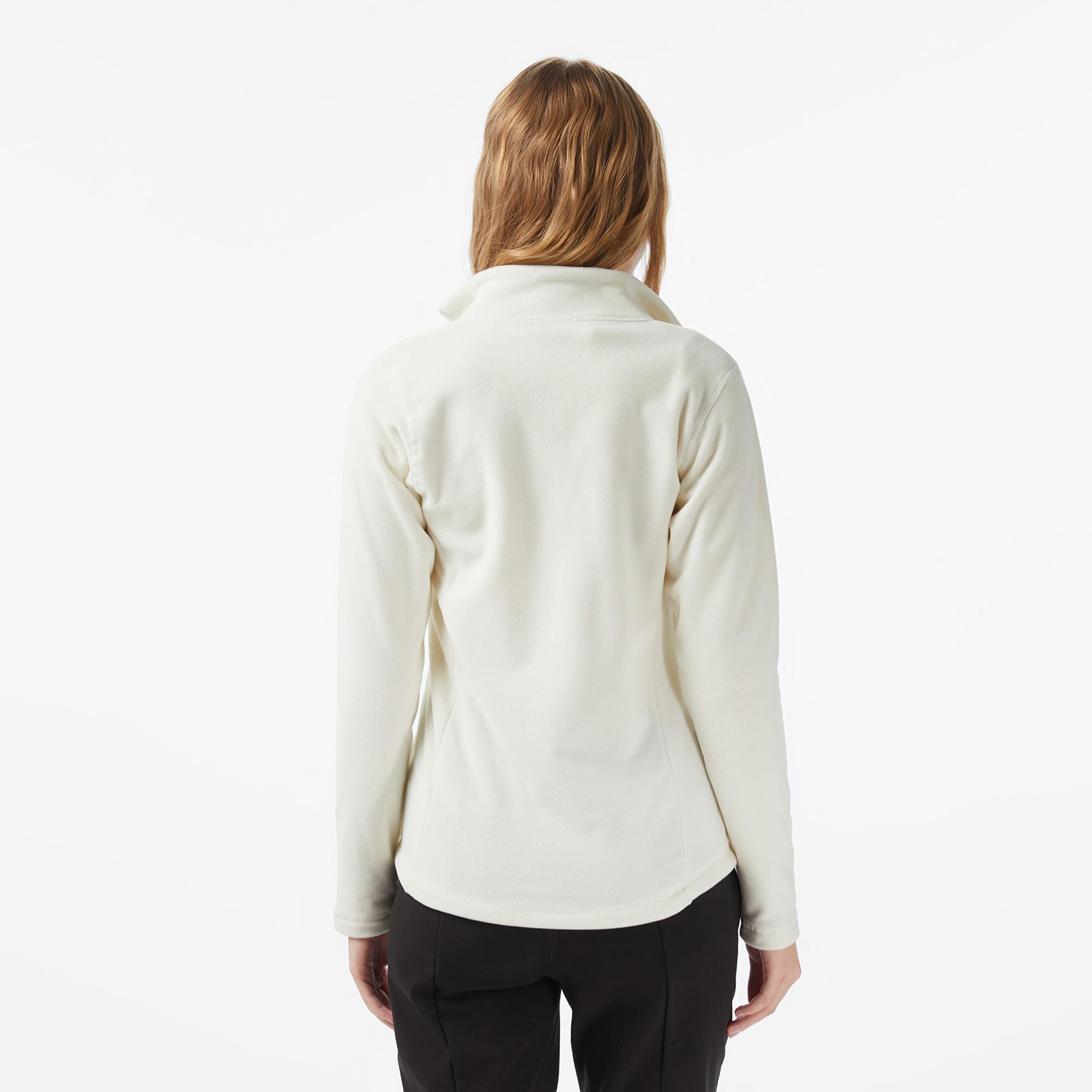 Helly Hansen Fullzip Polar Kadın Beyaz Ceket