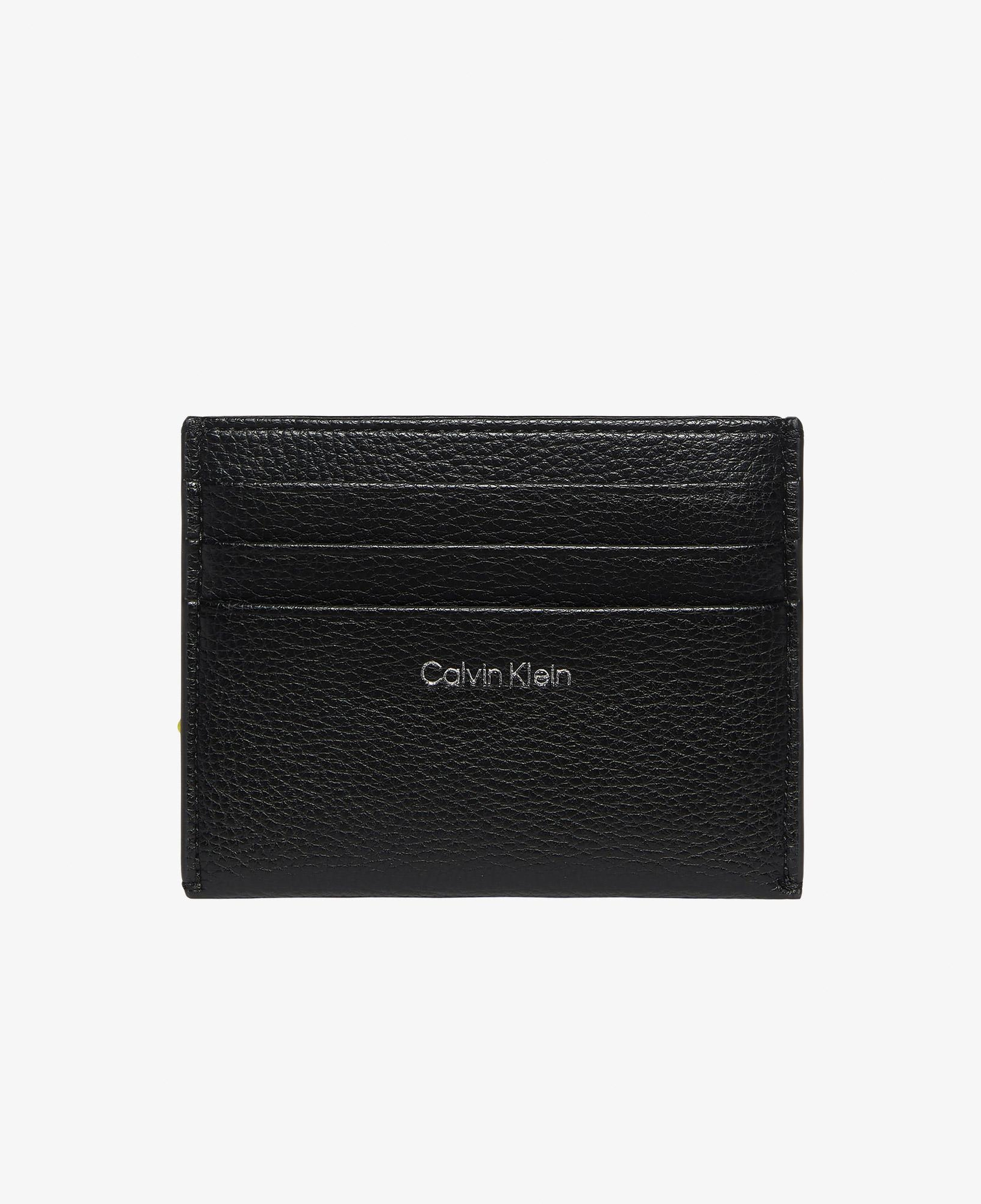 Calvin Klein Emblem Pebble Kadın Siyah Kartlık