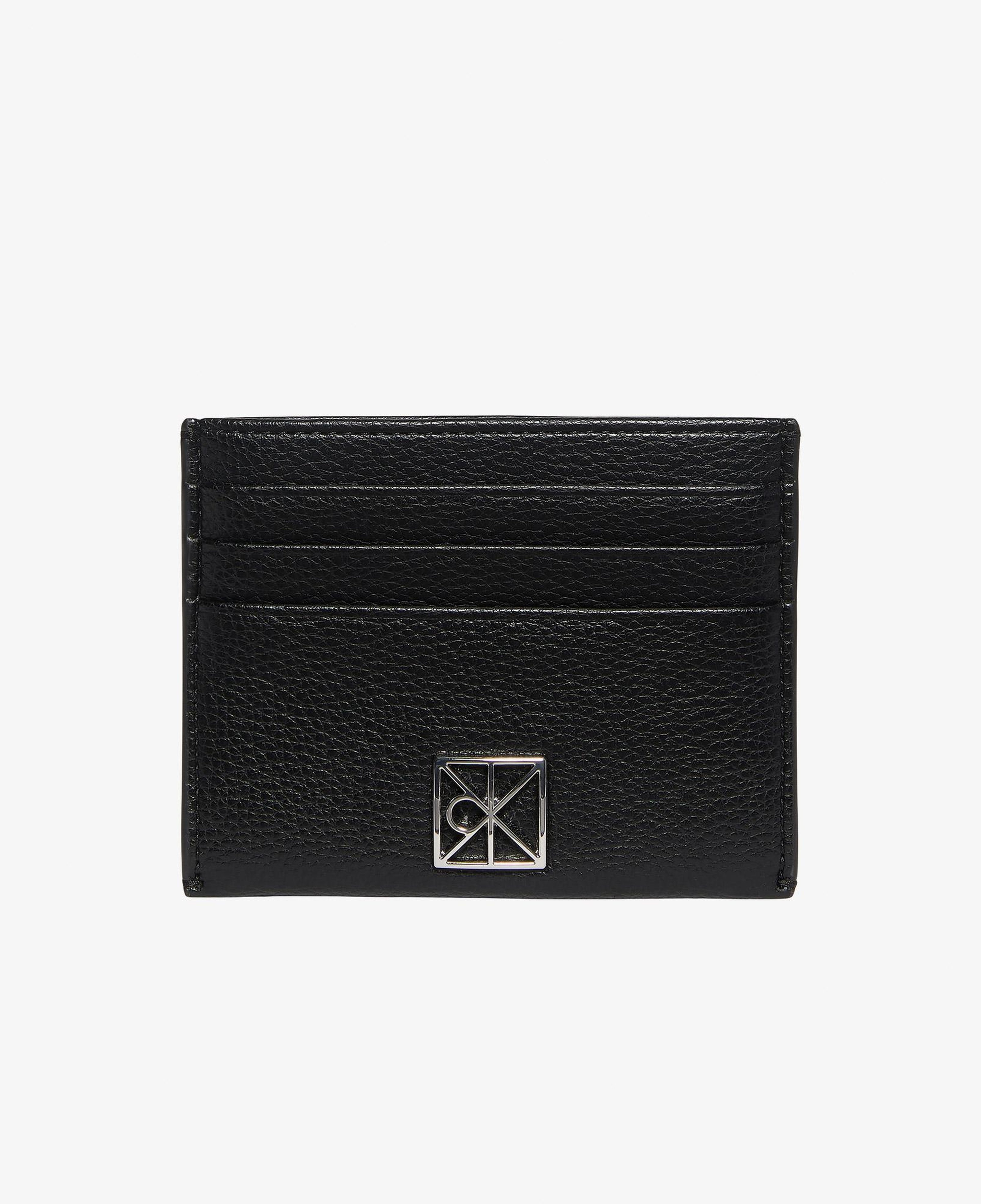 Calvin Klein Emblem Pebble Kadın Siyah Kartlık