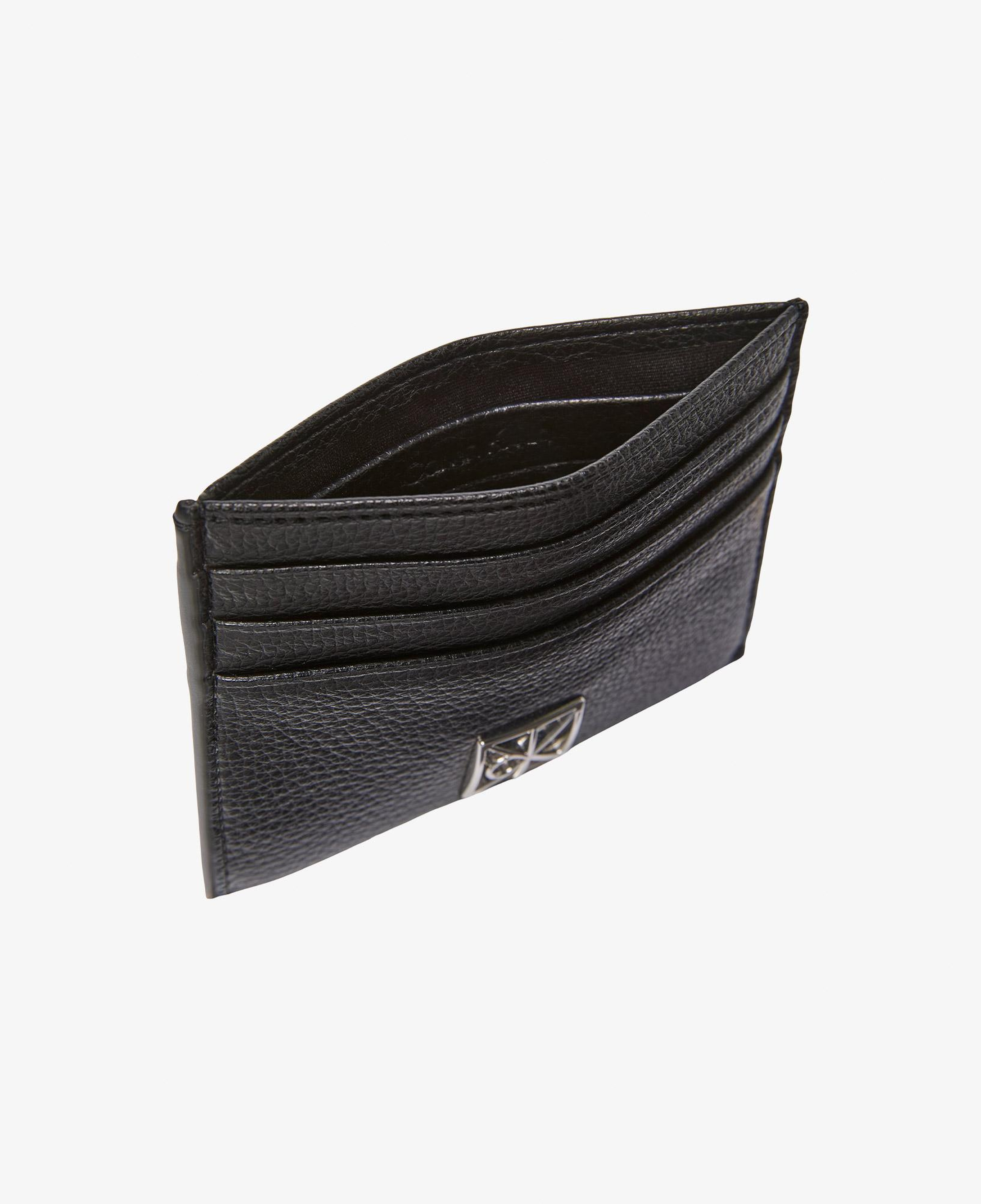 Calvin Klein Emblem Pebble Kadın Siyah Kartlık