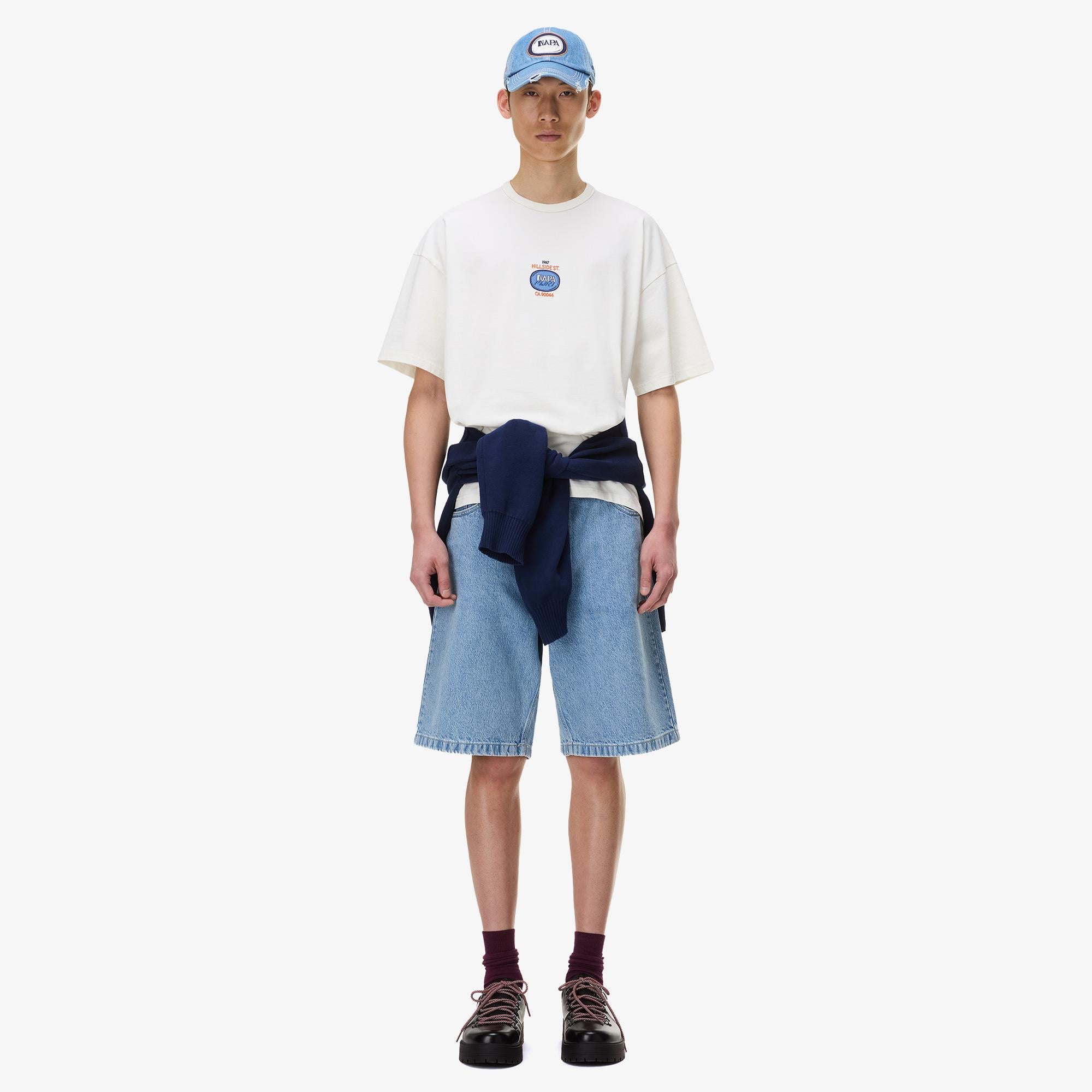 Napapijri S-Krous Erkek Beyaz T-Shirt