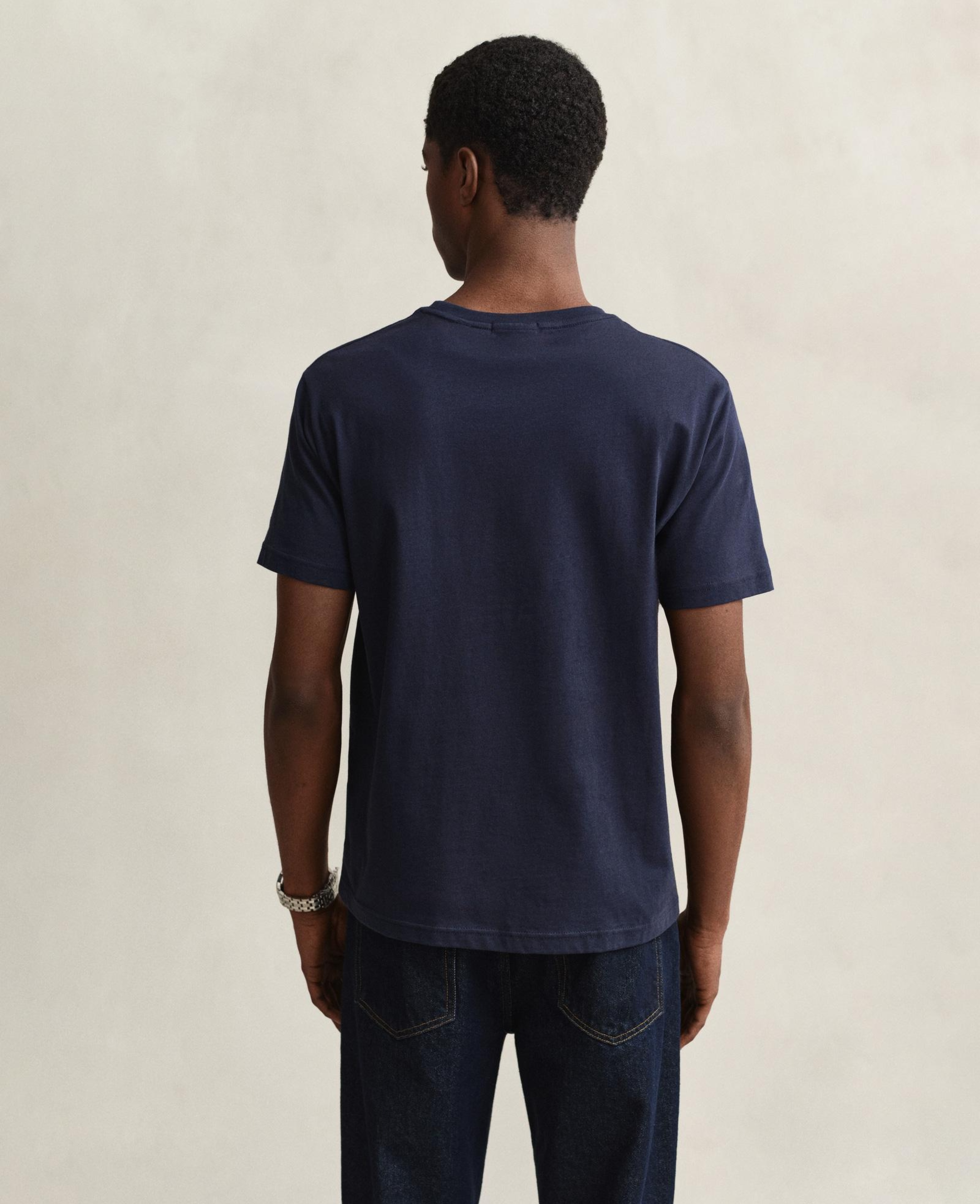 GANT Erkek Lacivert Regular Fit T-Shirt
