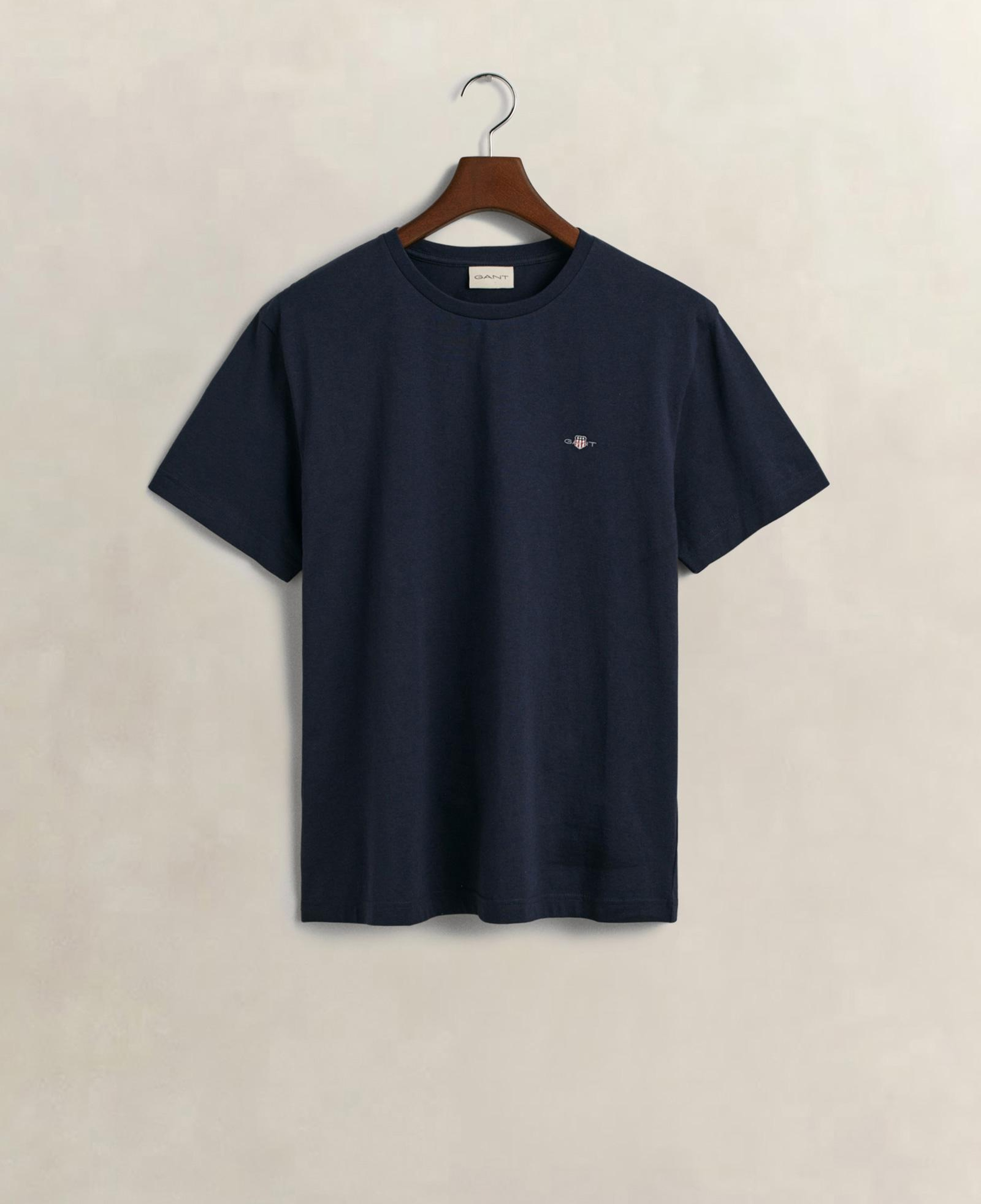GANT Erkek Lacivert Regular Fit T-Shirt