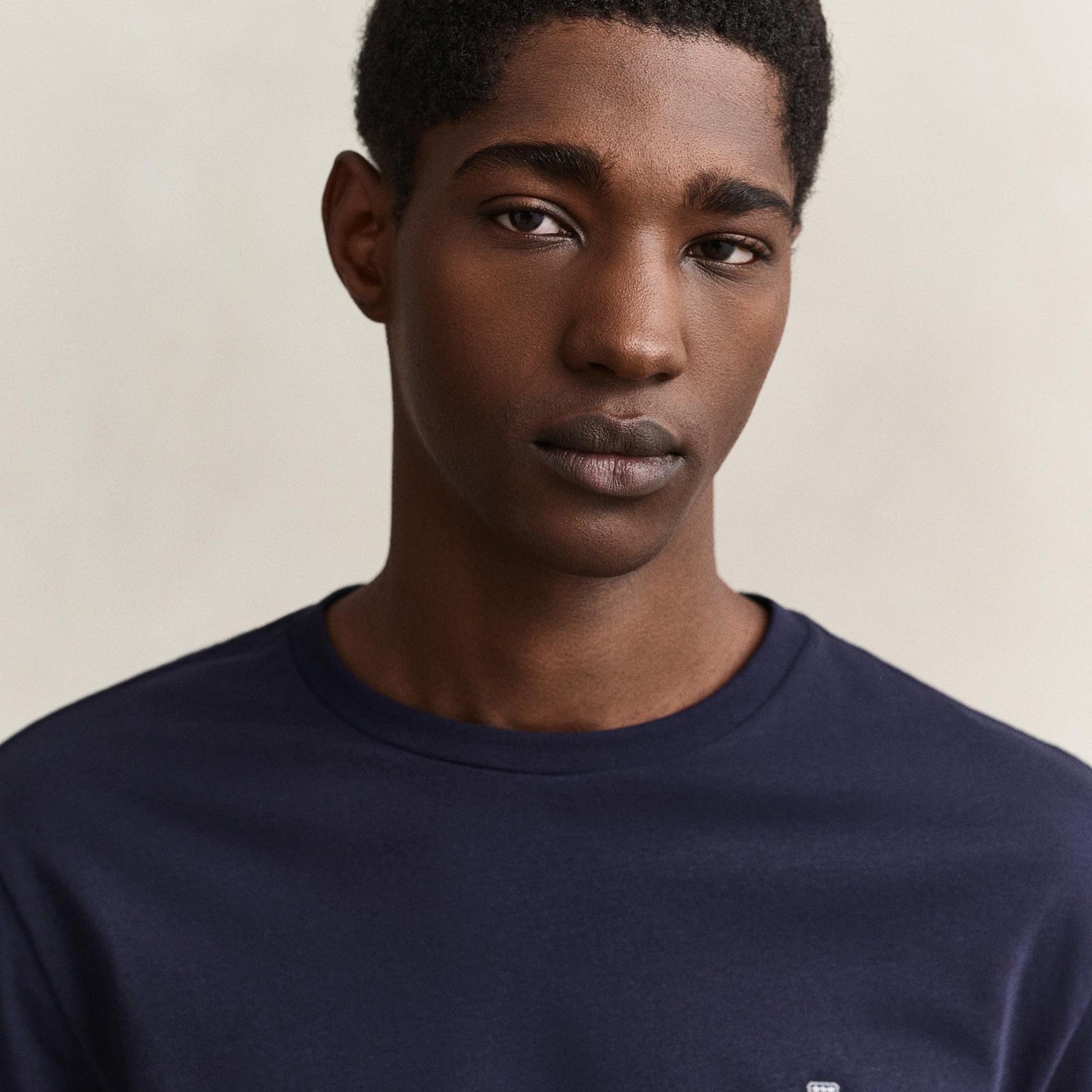 GANT Erkek Lacivert Regular Fit T-Shirt