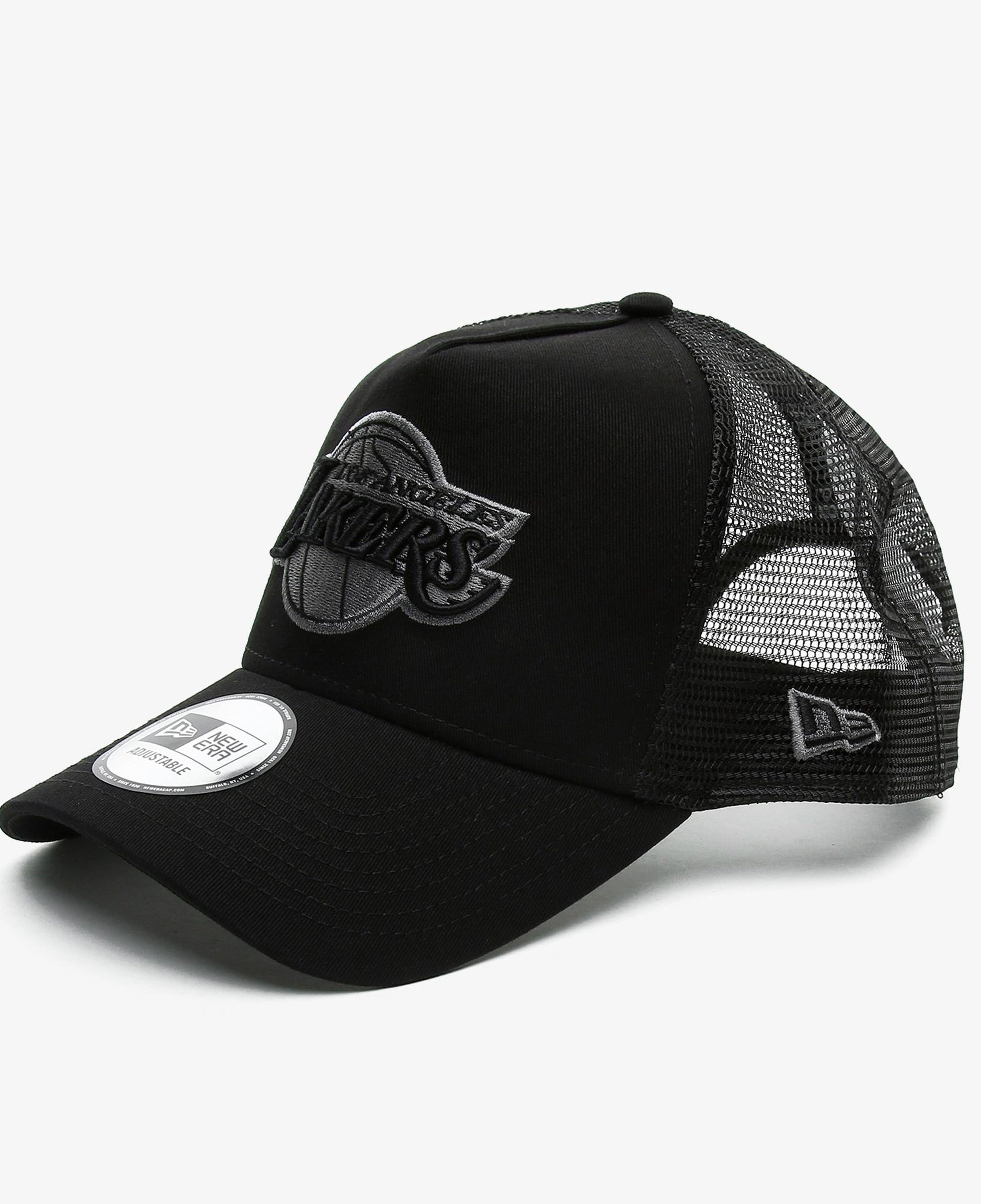 New Era Bob Team Logo 9Forty AF Trckr Loslak Unisex Siyah Şapka
