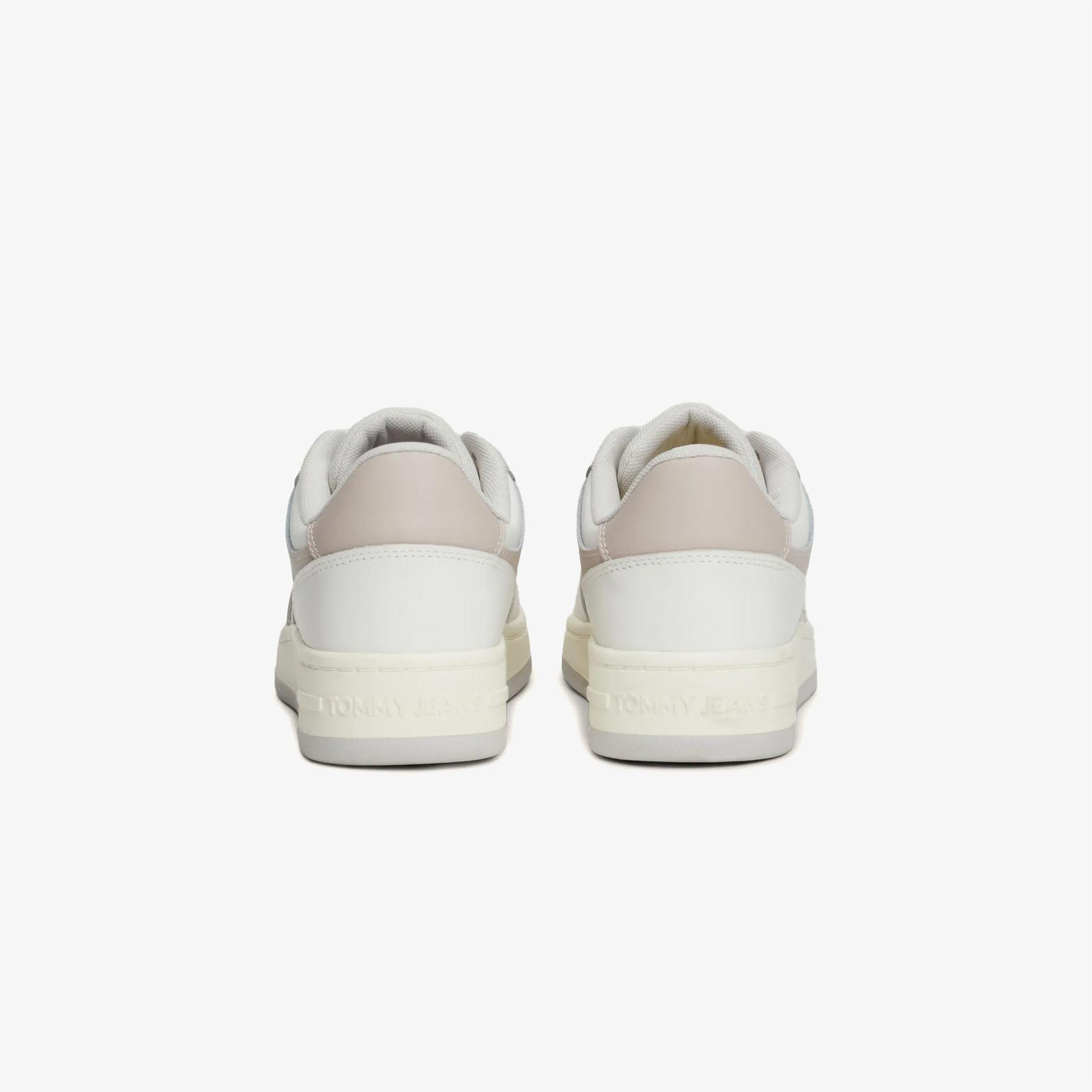 Tommy Jeans Retro Basket Tonal Kadın Gri Spor Ayakkabı