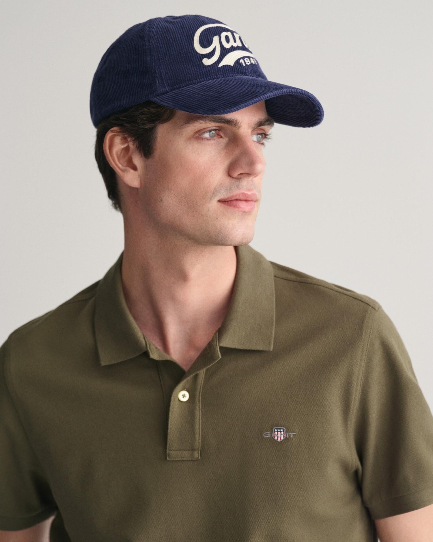 GANT Erkek Yeşil Regular Fit Polo