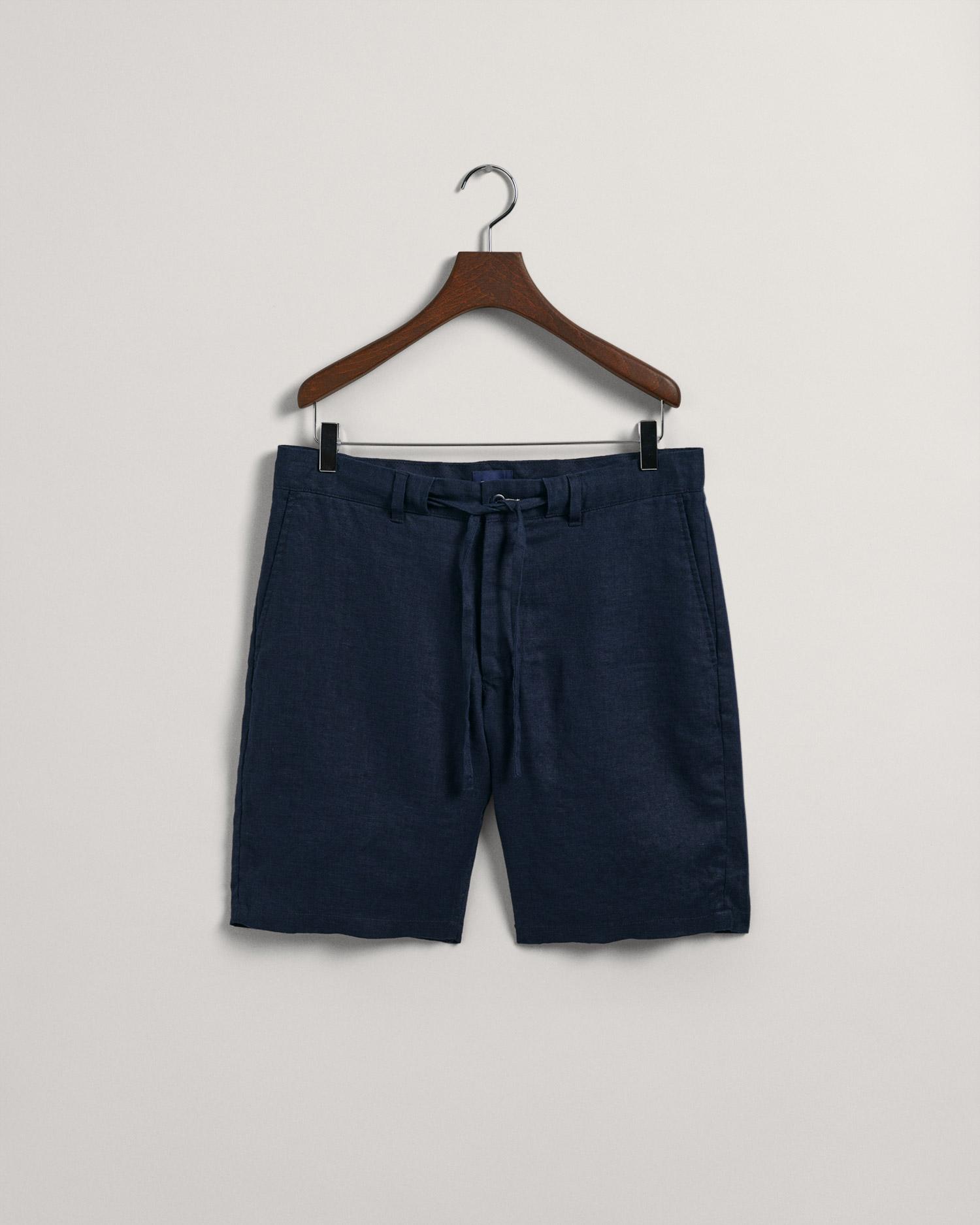 GANT Erkek Lacivert Relaxed Fit Şort