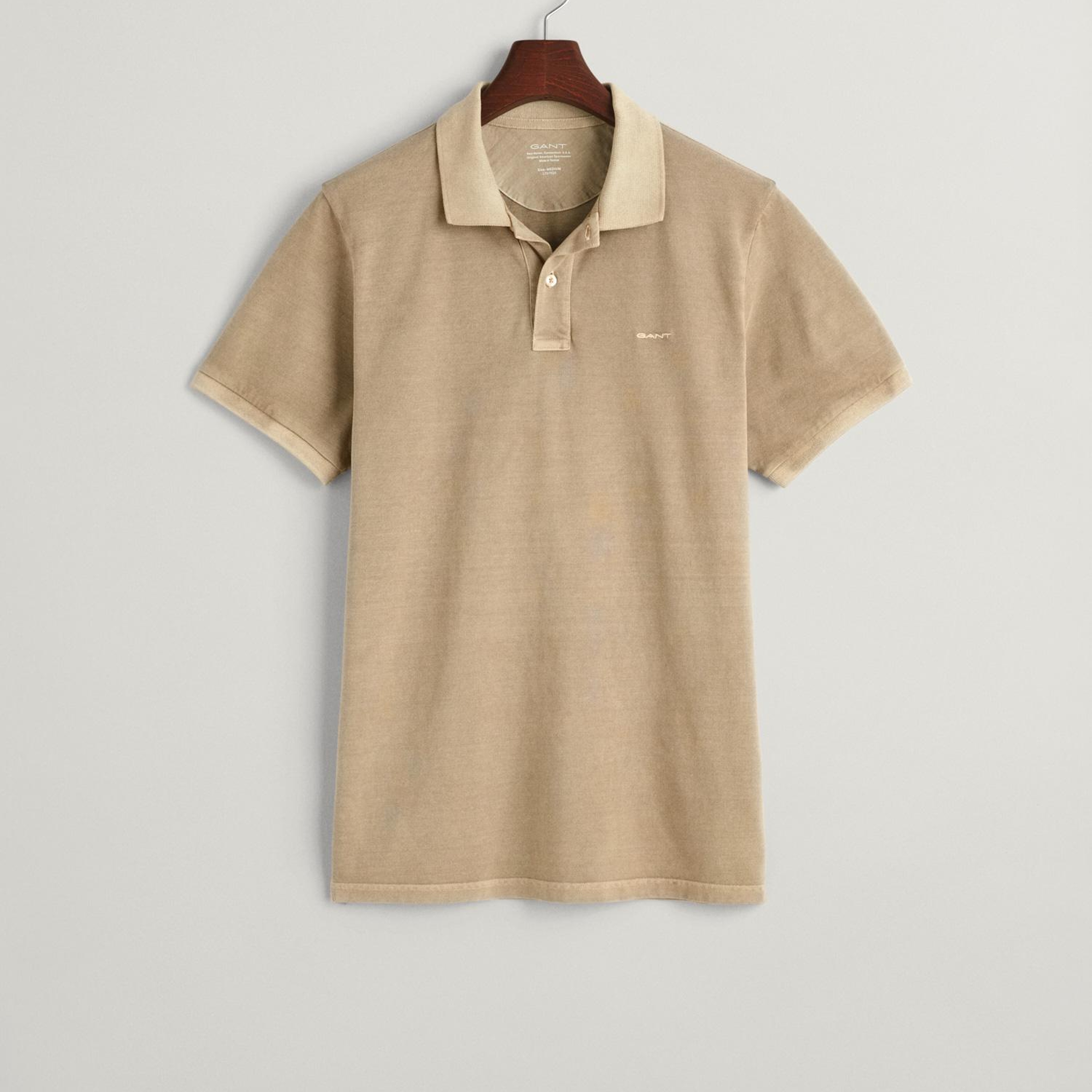 GANT Erkek Bej Regular Fit Polo