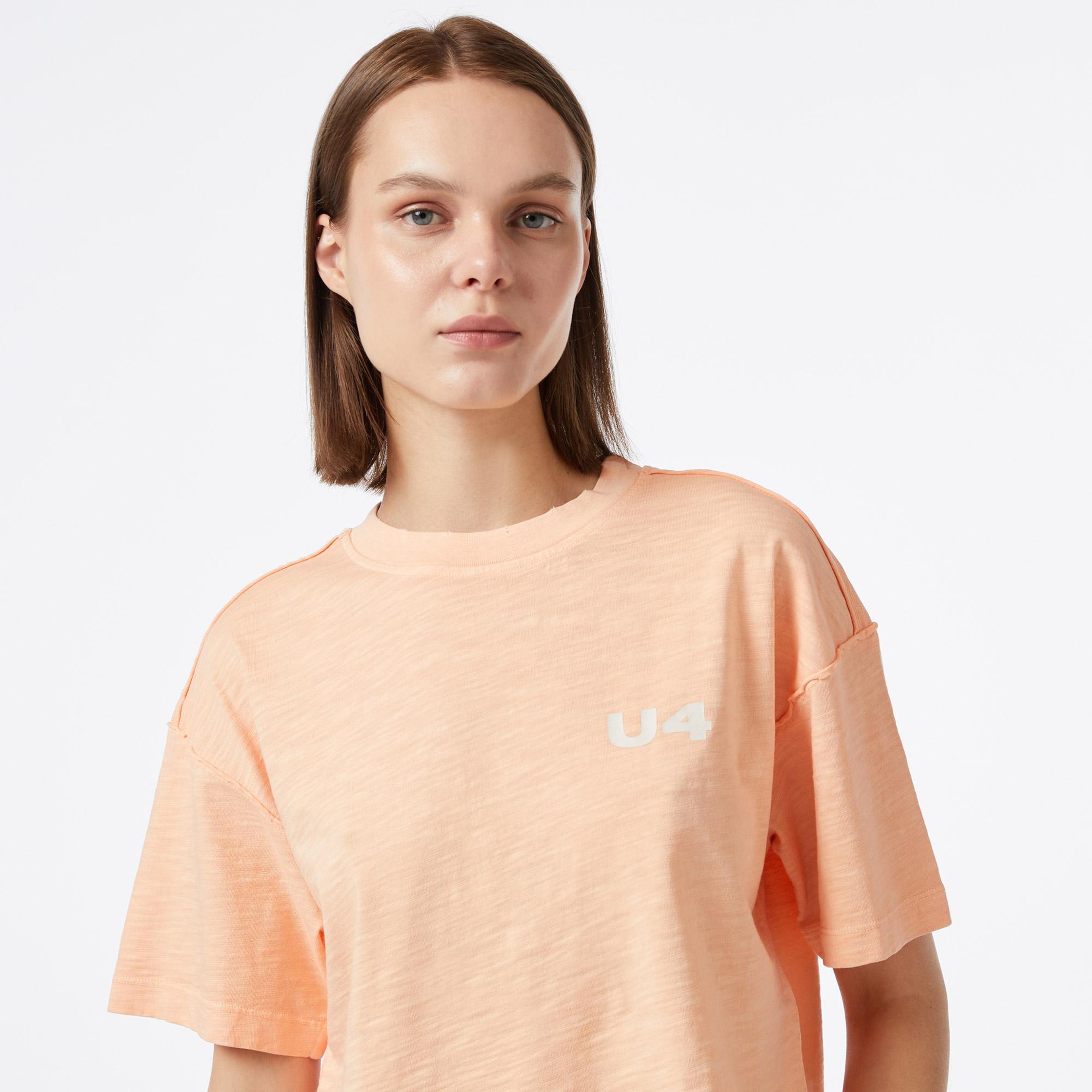 UNITED4 Classic Kadın Turuncu T-Shirt