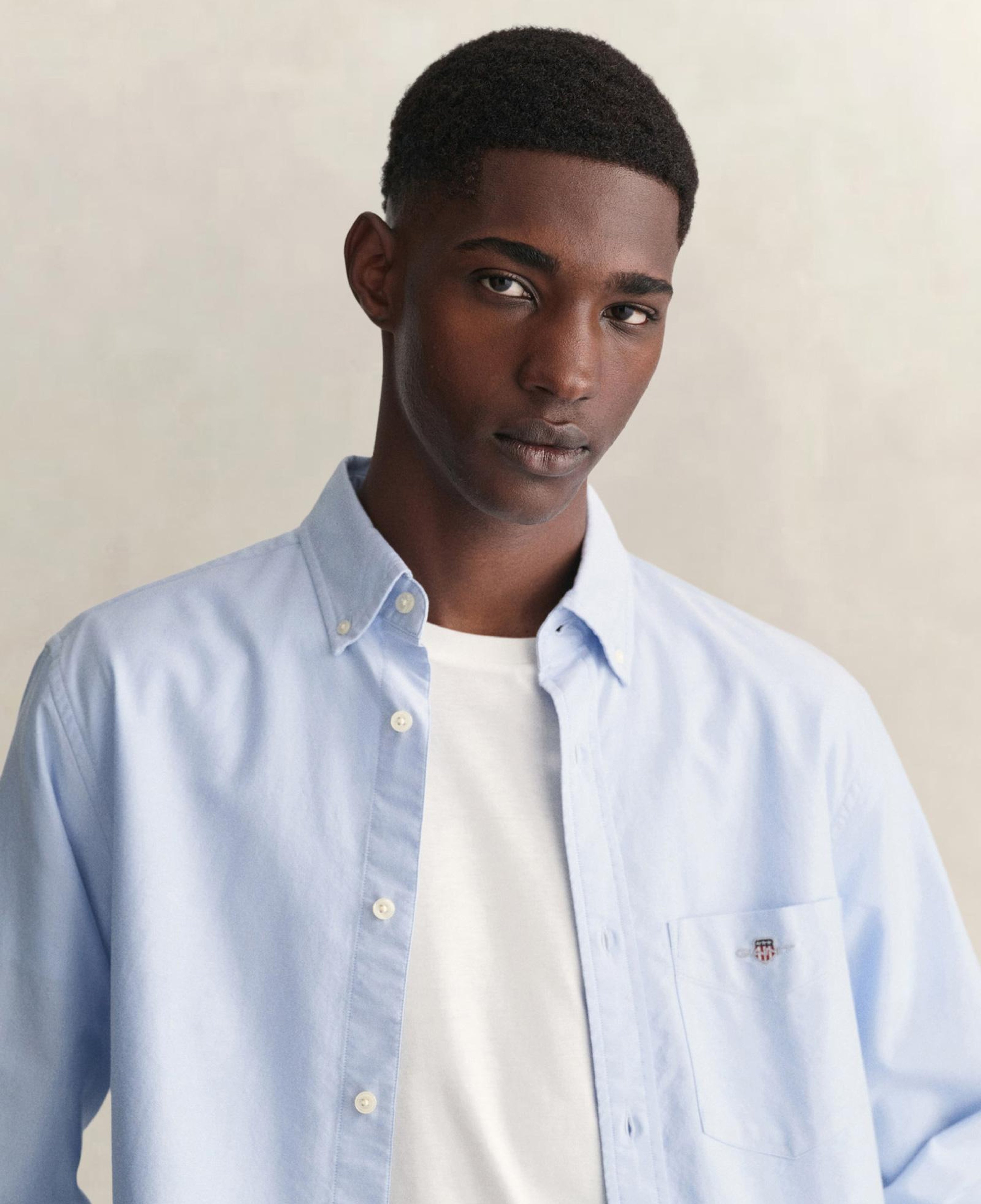 GANT Erkek Mavi Regular Fit Oxford Gömlek