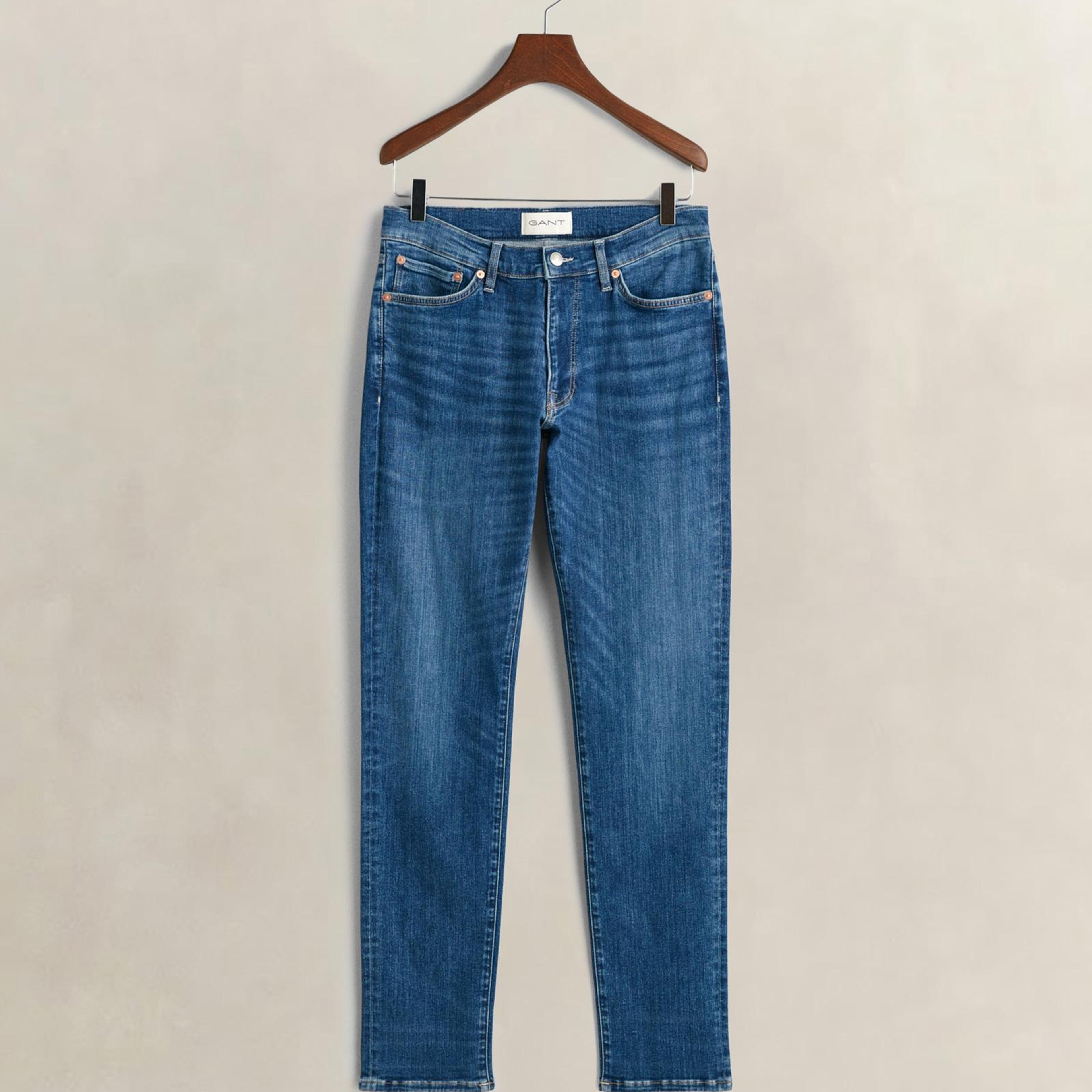 GANT Erkek Mavi Extra Slim Fit Jean