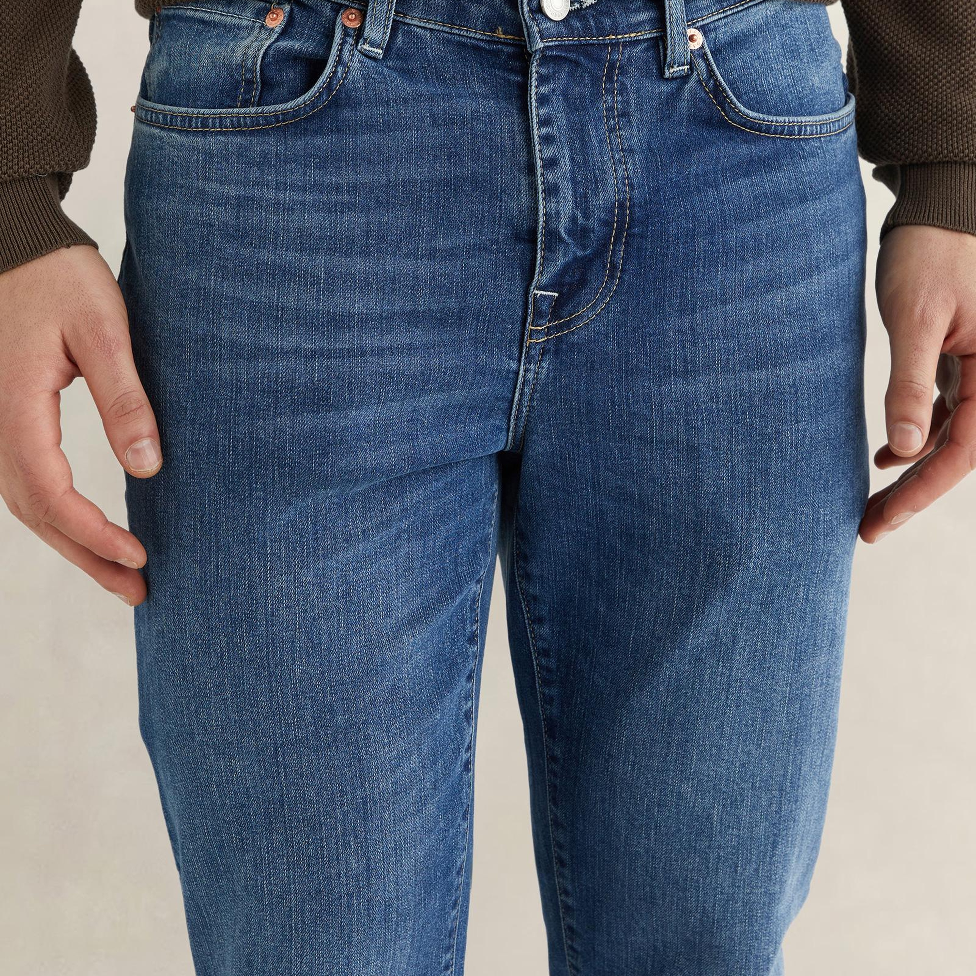 GANT Erkek Mavi Extra Slim Fit Jean
