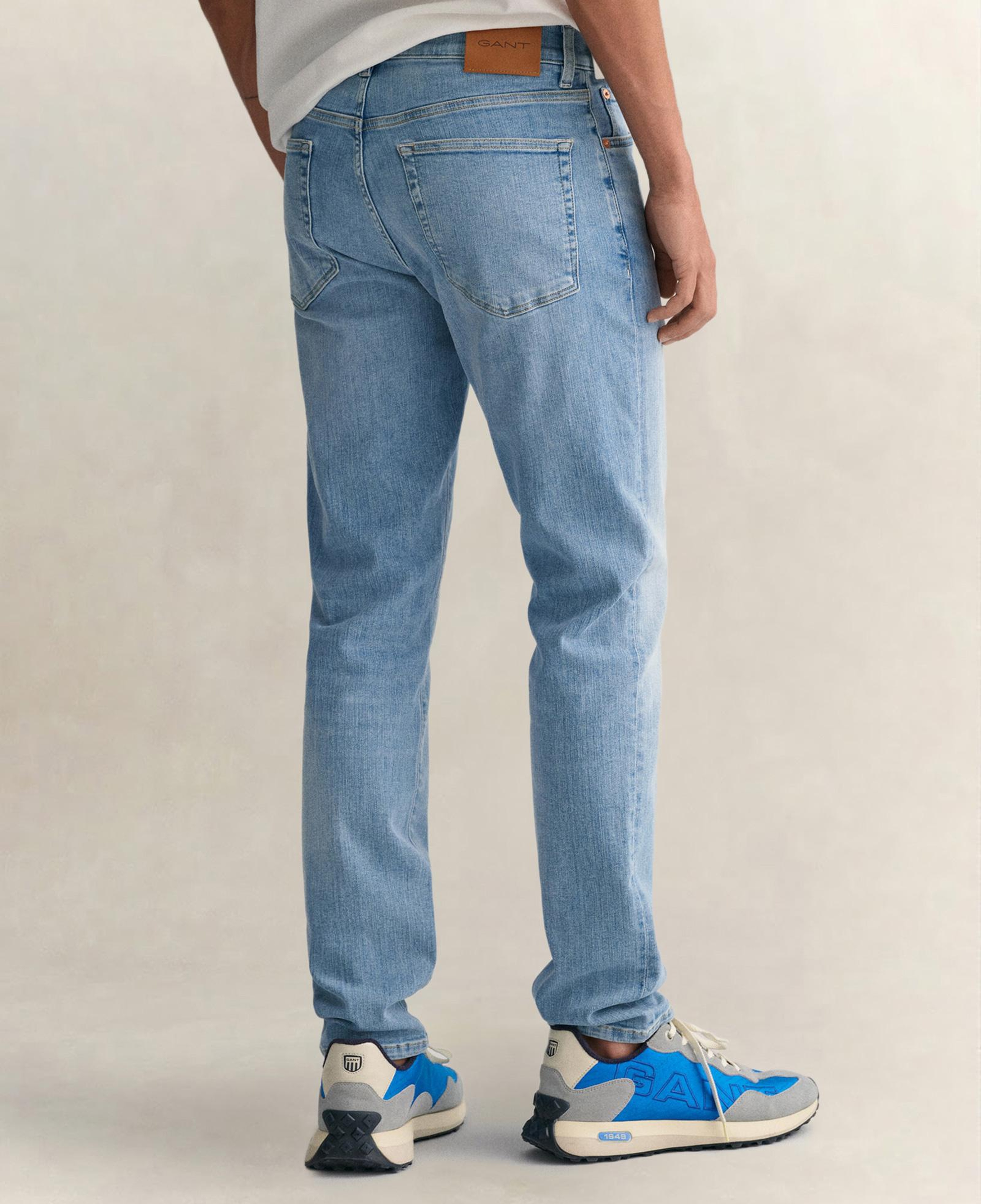 GANT Erkek Mavi Extra Slim Fit Jean Pantolon