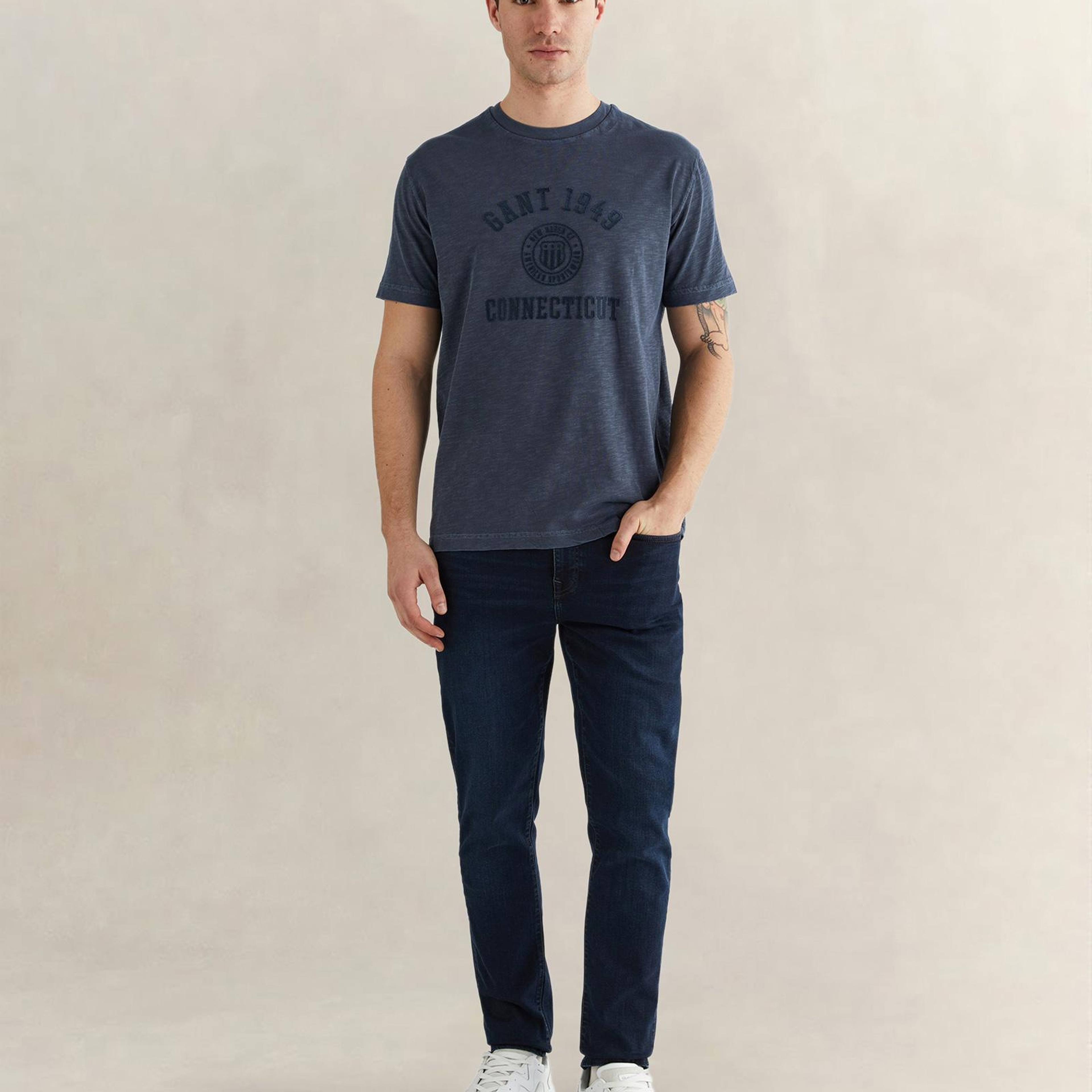 GANT Erkek Lacivert Extra Slim Fit Jean