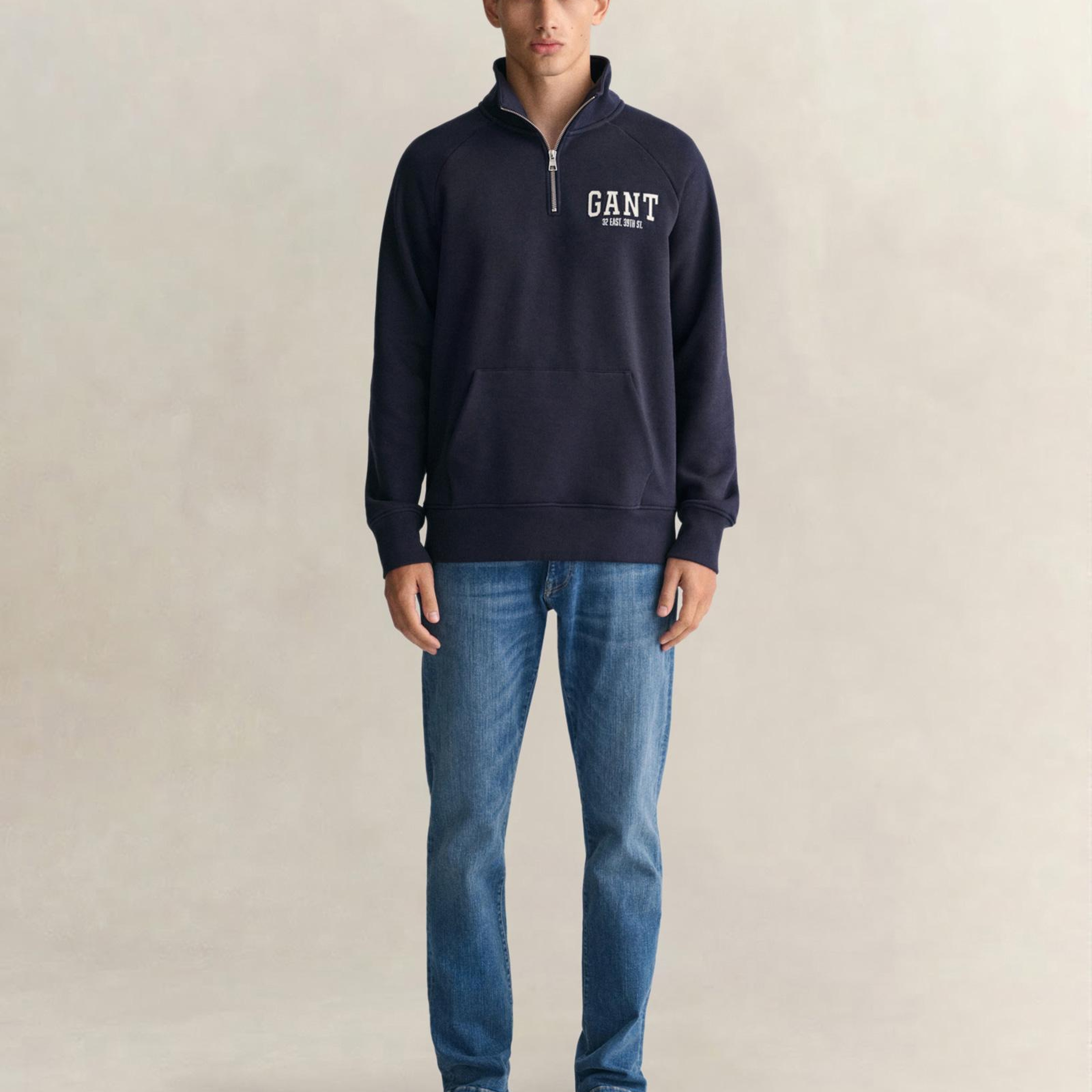 GANT Erkek Mavi Extra Slim Fit Jean Pantolon