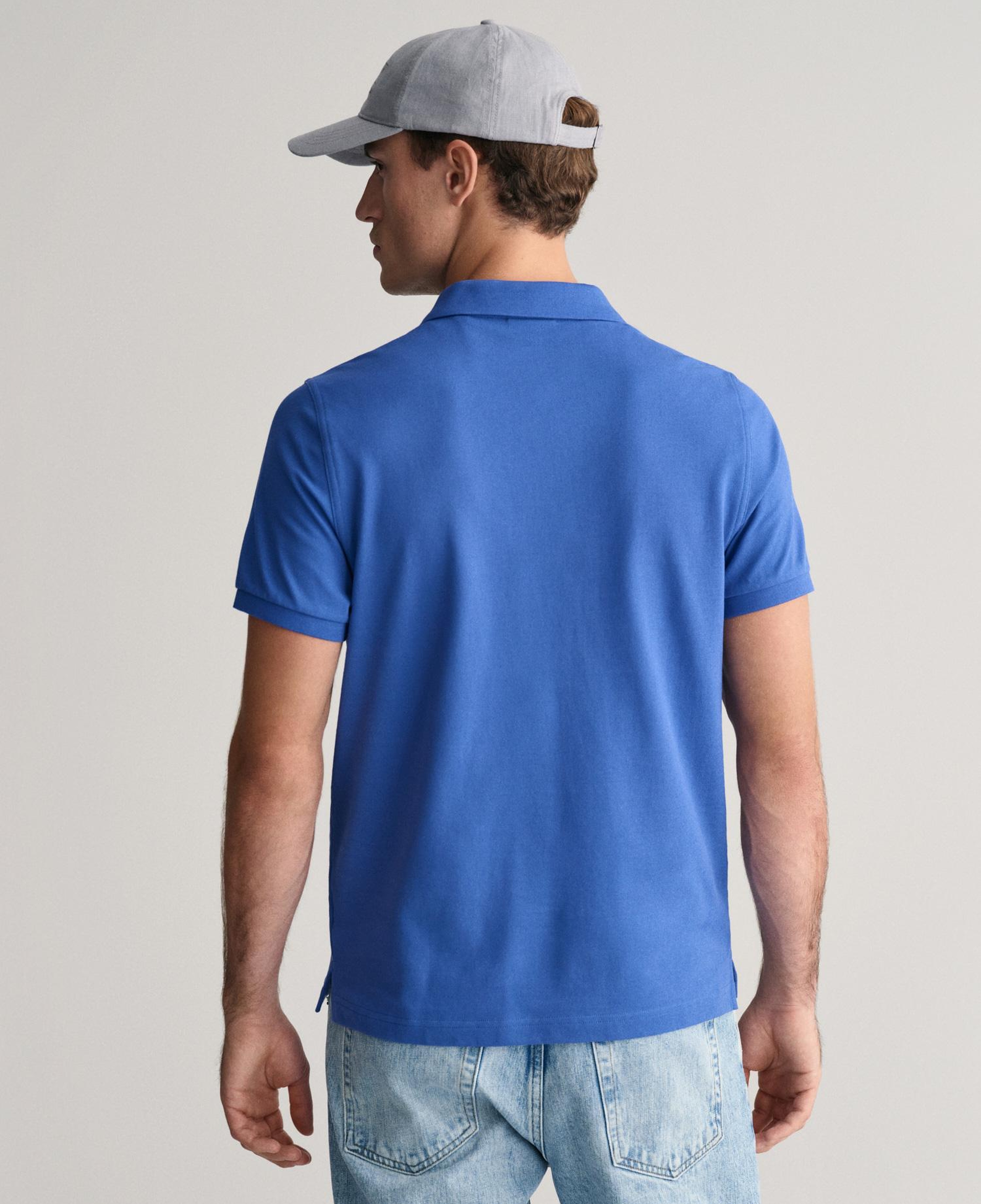 GANT Erkek Mavi Regular Fit Polo