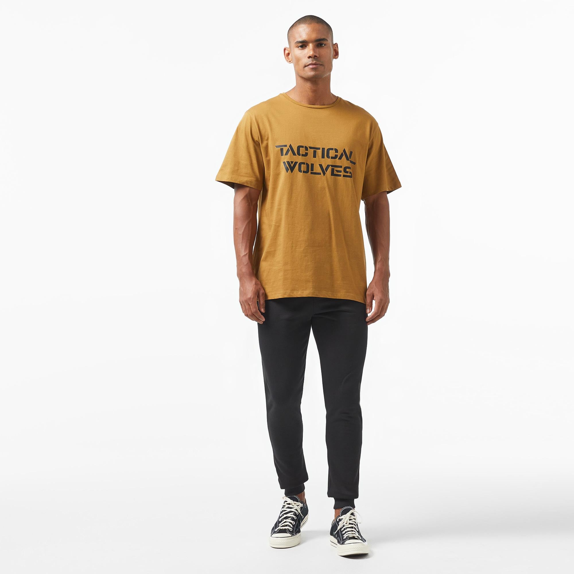 Tactical Wolves Classic Erkek Bej T-Shirt