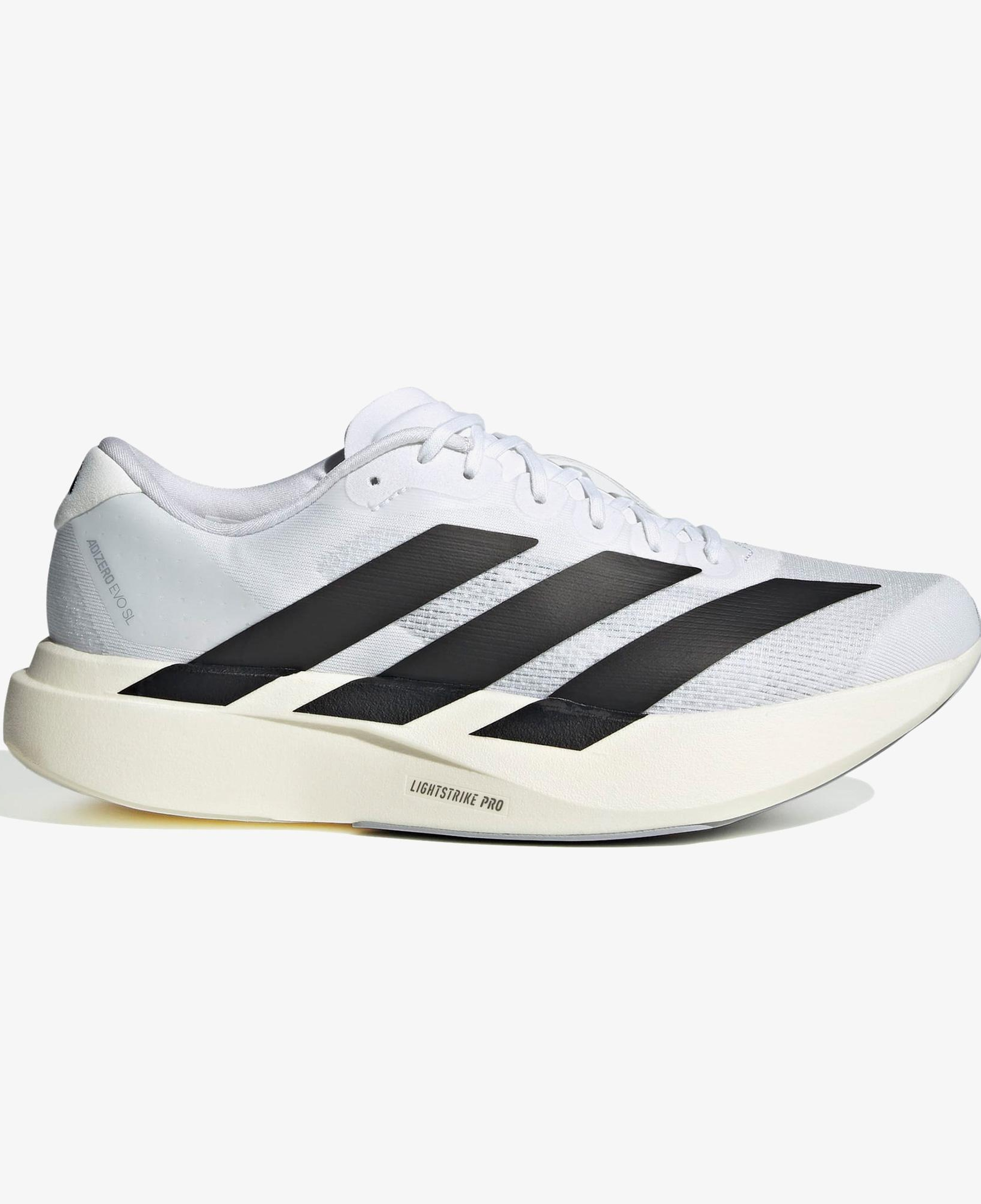 adidas Adizero Evo Sl Erkek Beyaz Koşu Ayakkabısı
