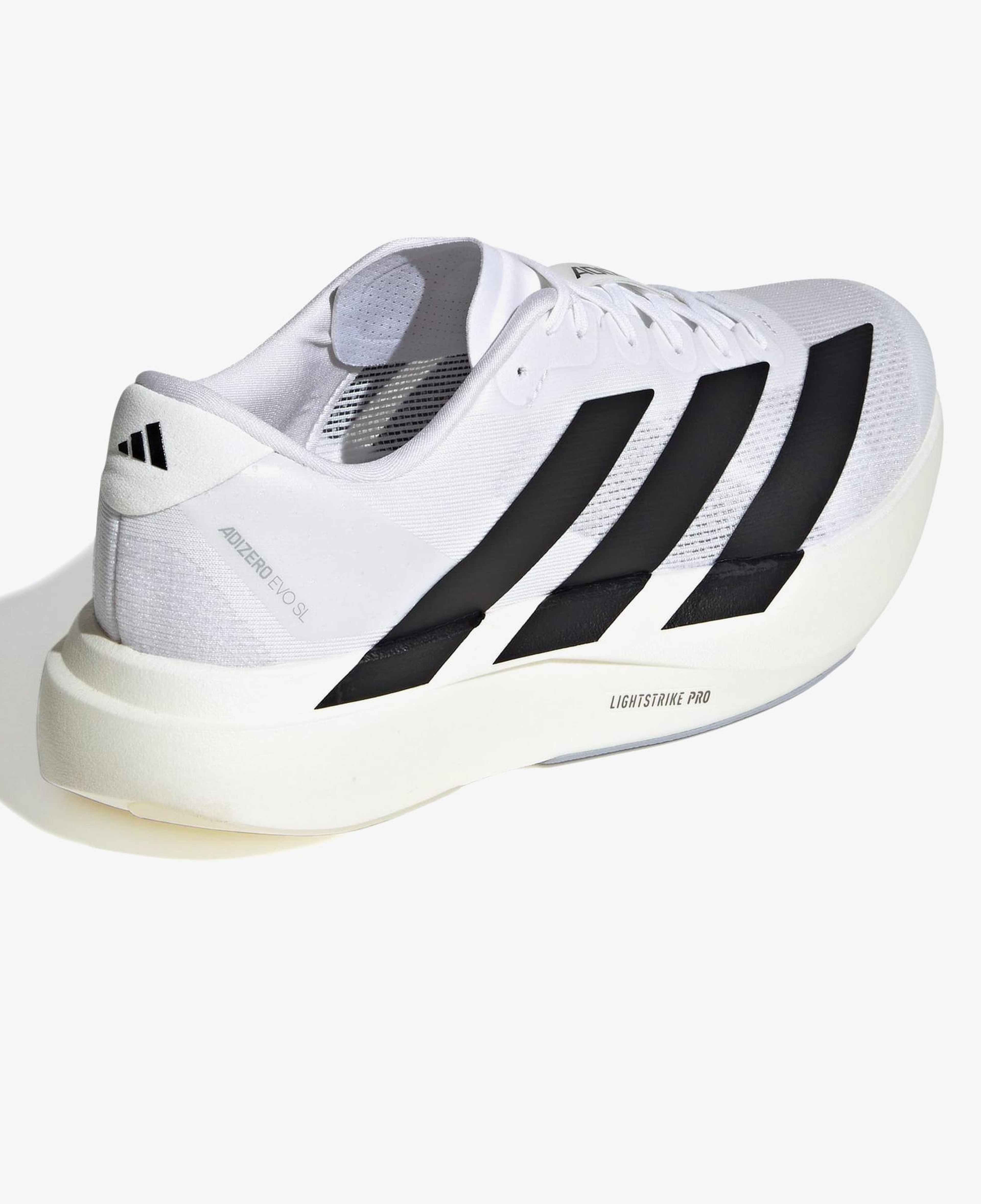 adidas Adizero Evo Sl Erkek Beyaz Koşu Ayakkabısı