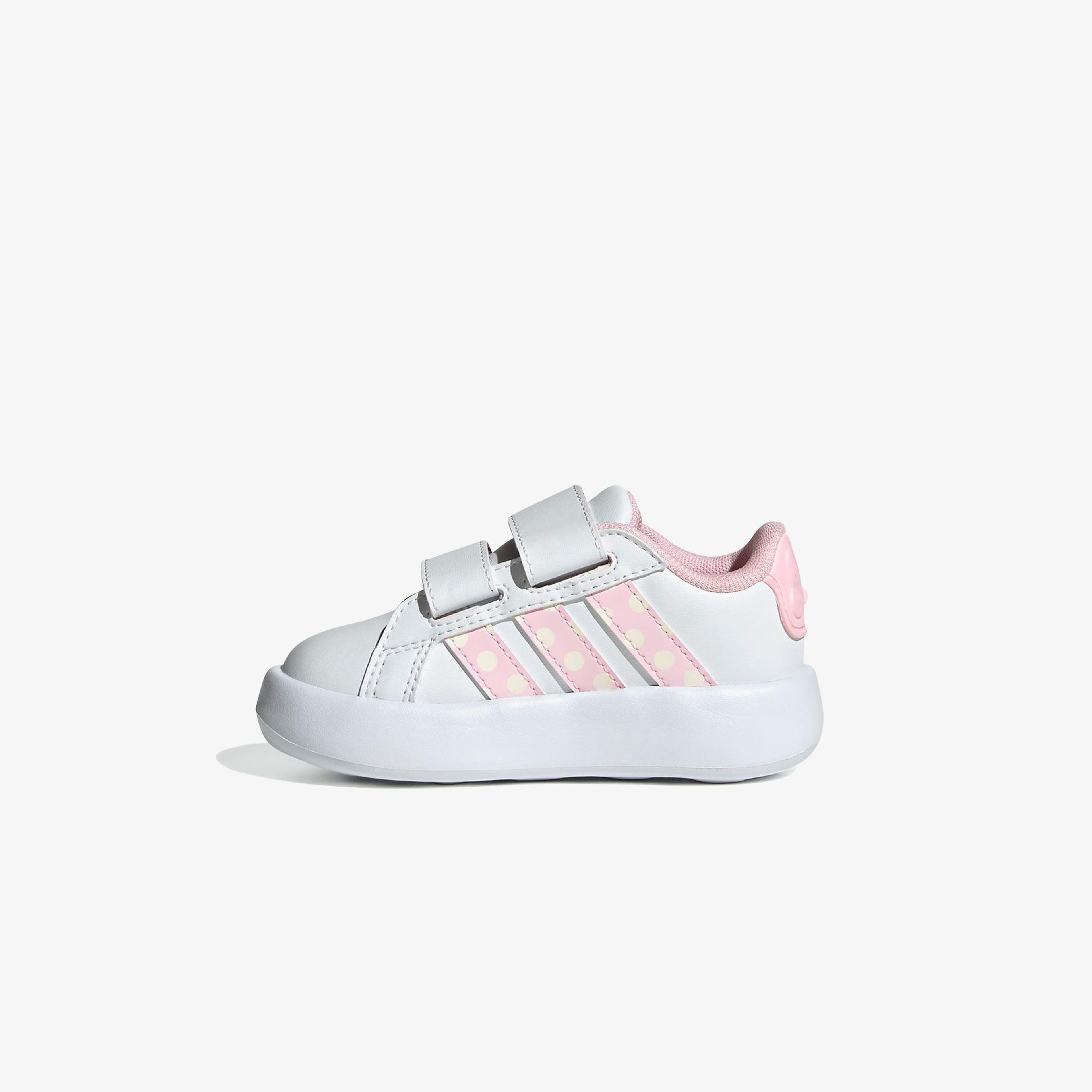 adidas Grand Court Minnie Comfort Bebek Beyaz Spor Ayakkabı