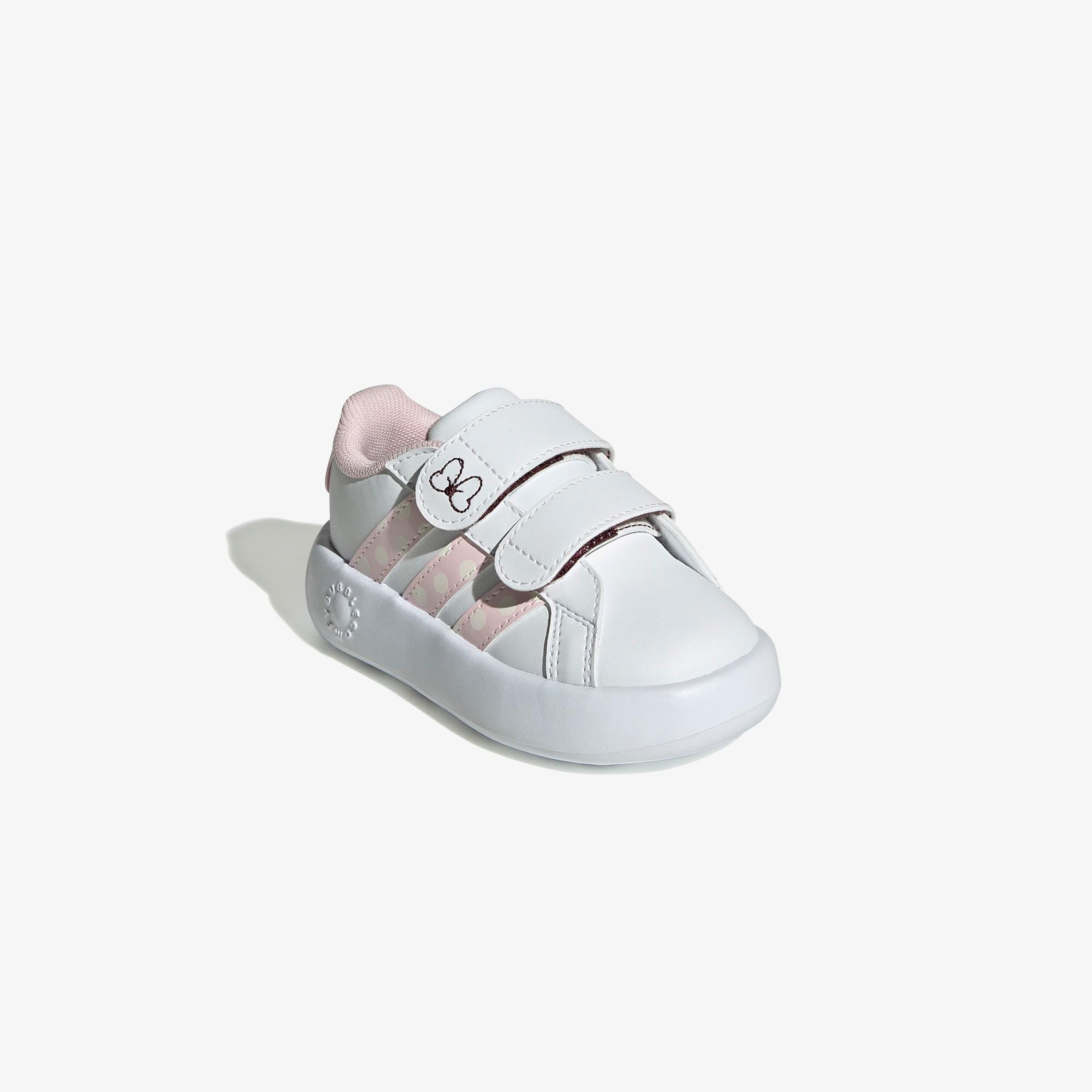 adidas Grand Court Minnie Comfort Bebek Beyaz Spor Ayakkabı