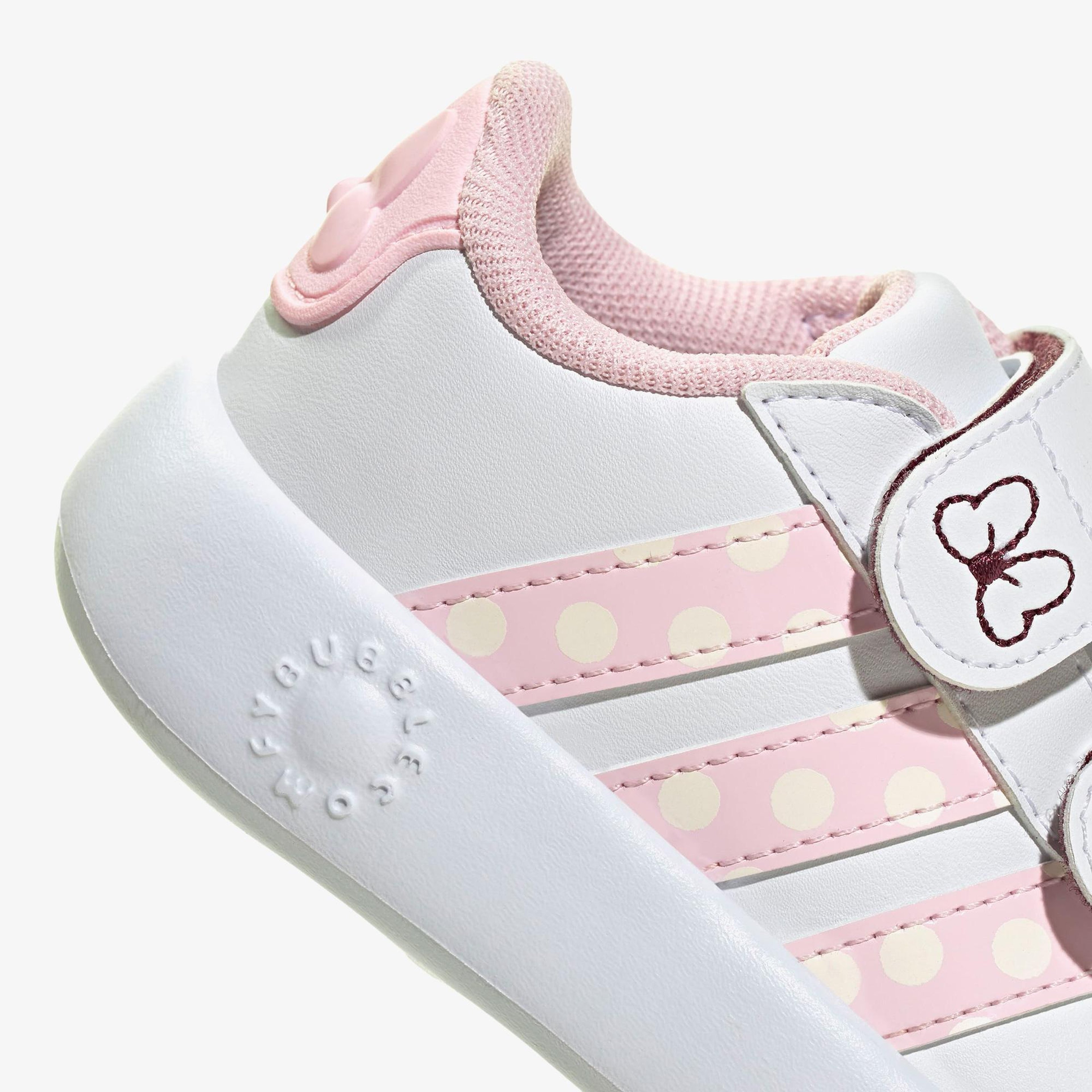 adidas Grand Court Minnie Comfort Bebek Beyaz Spor Ayakkabı