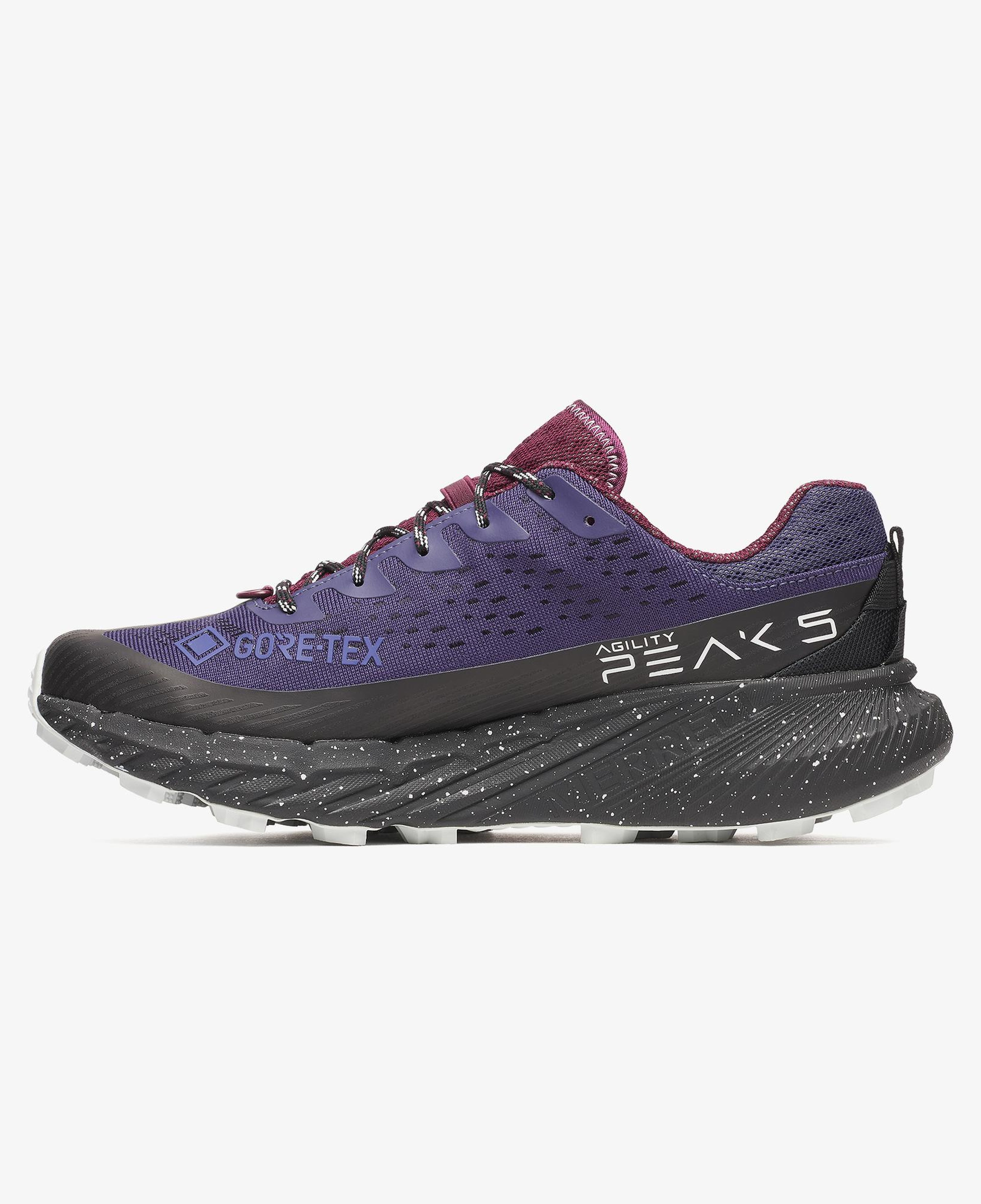 Merrell Agility Peak 5 Gore Tex Kadın Mor Koşu Ayakkabısı