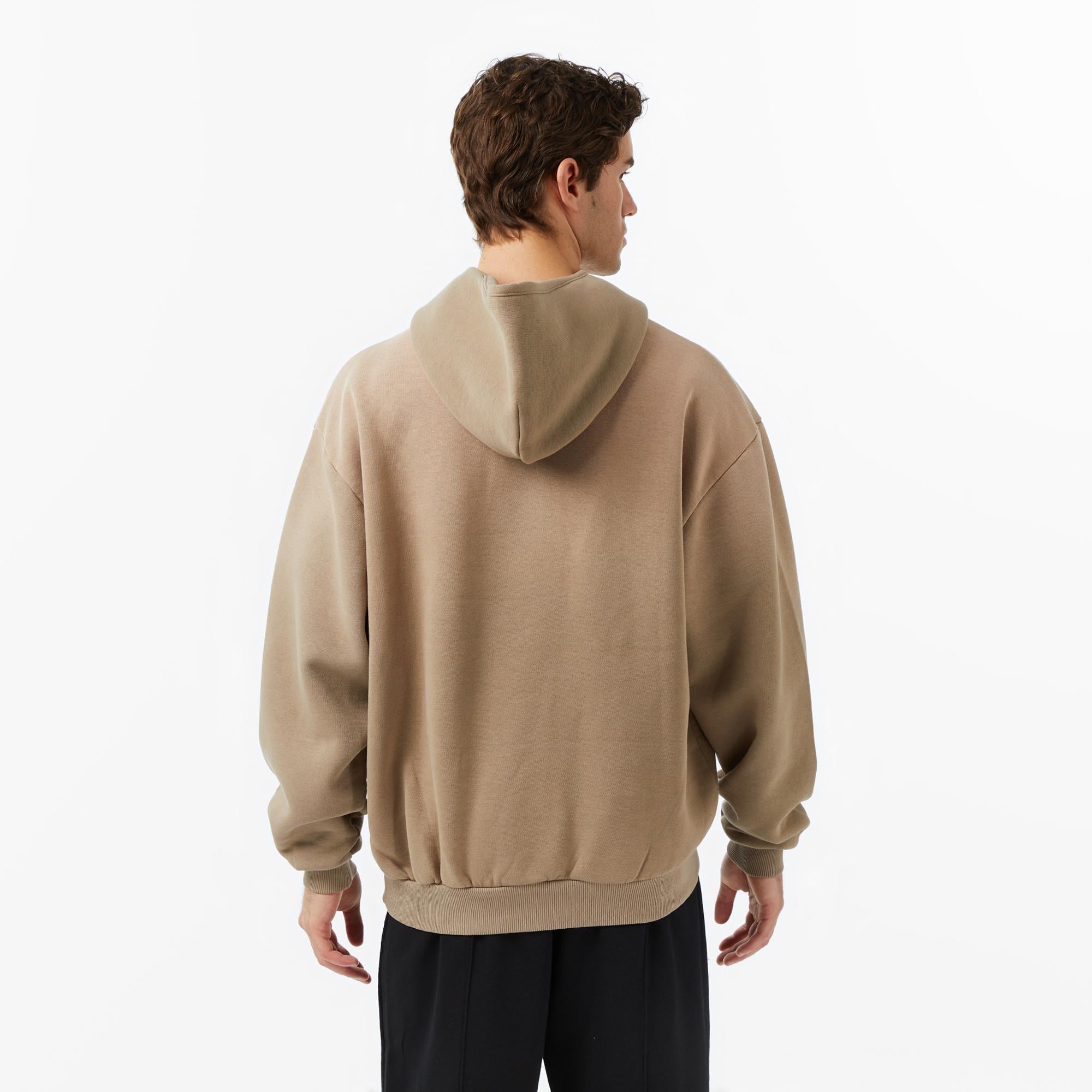 Karl Kani Retro Oversized Erkek Kahverengi Sweatshirt