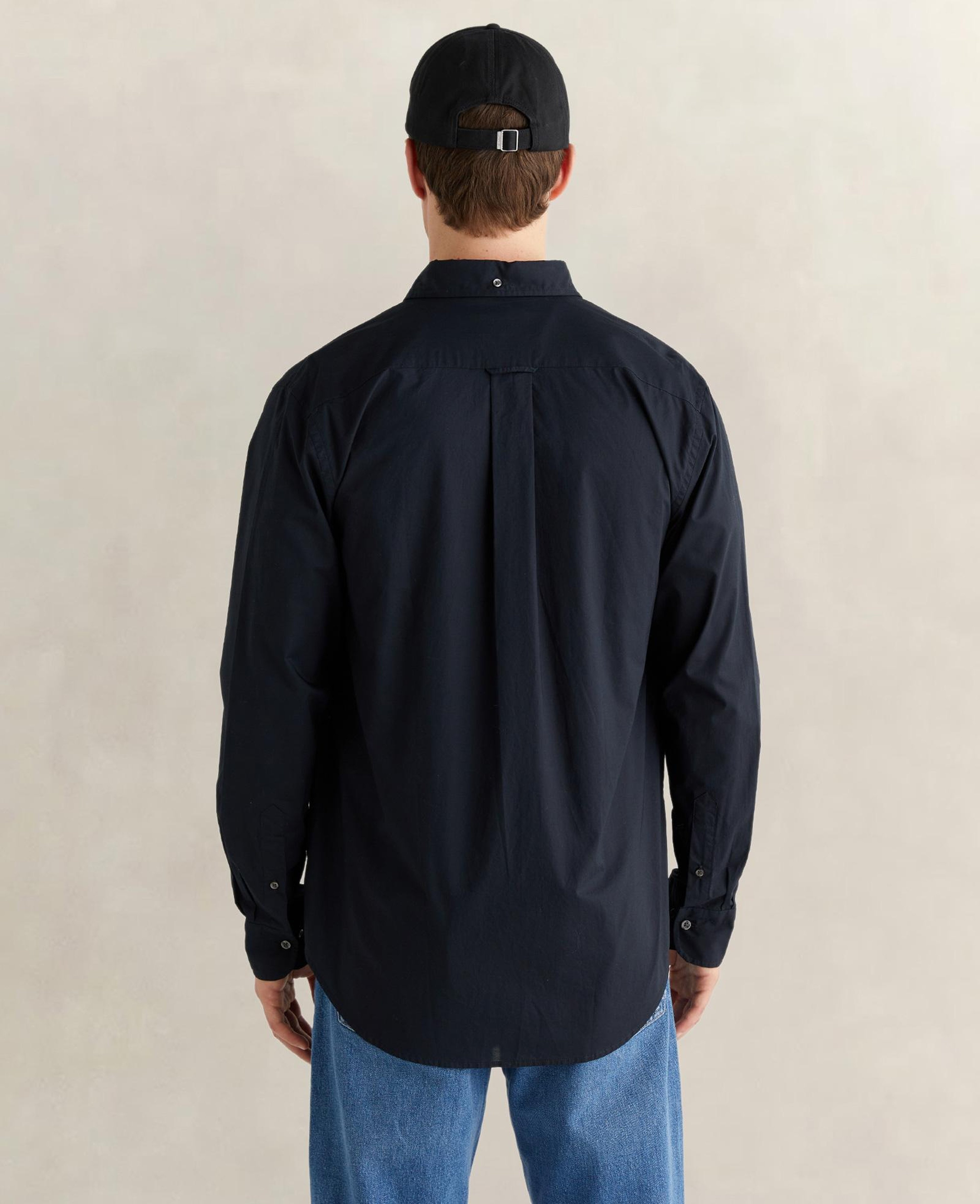 GANT Erkek Siyah Regular Fit Poplin Gömlek