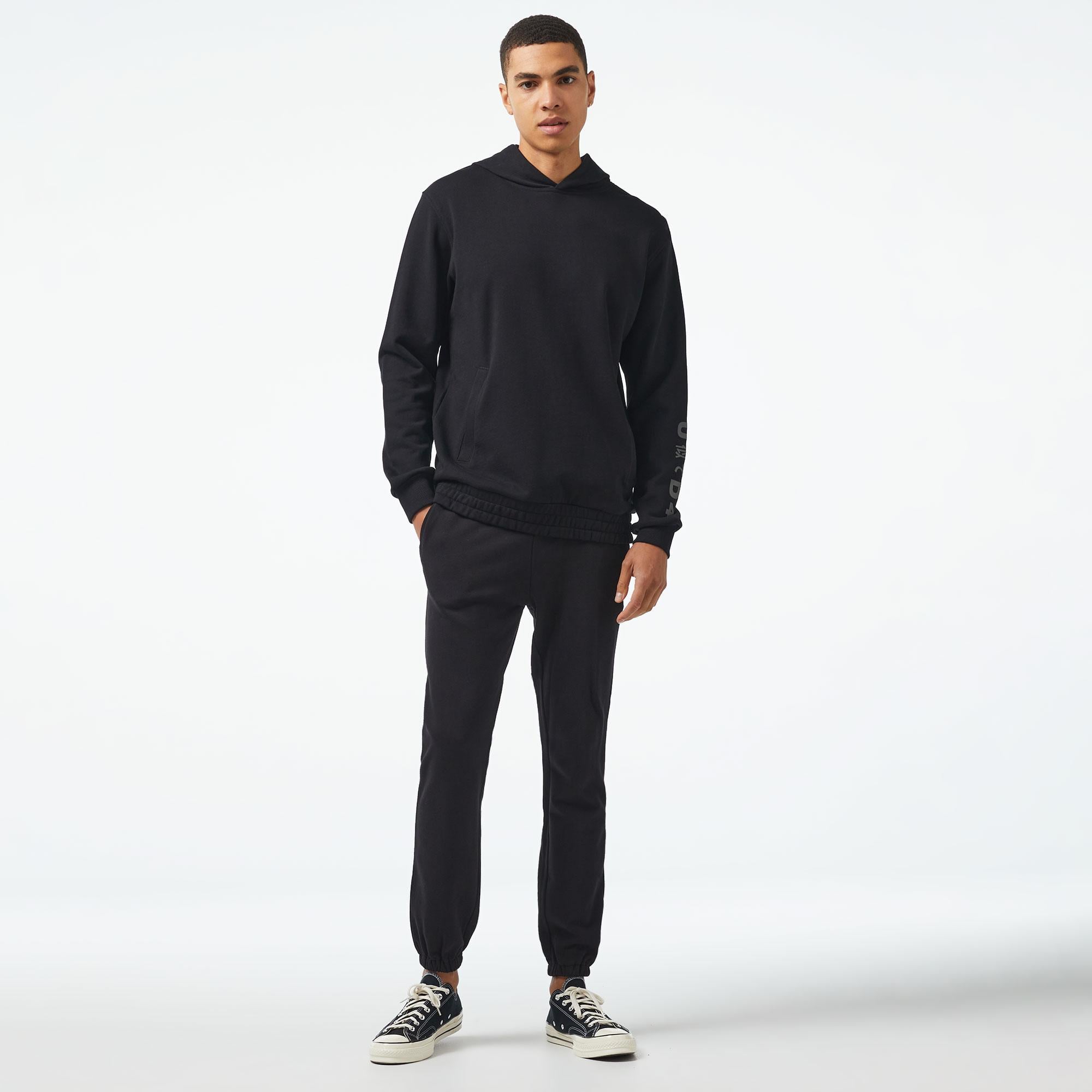 UNITED4 JPN Erkek Siyah Hoodie