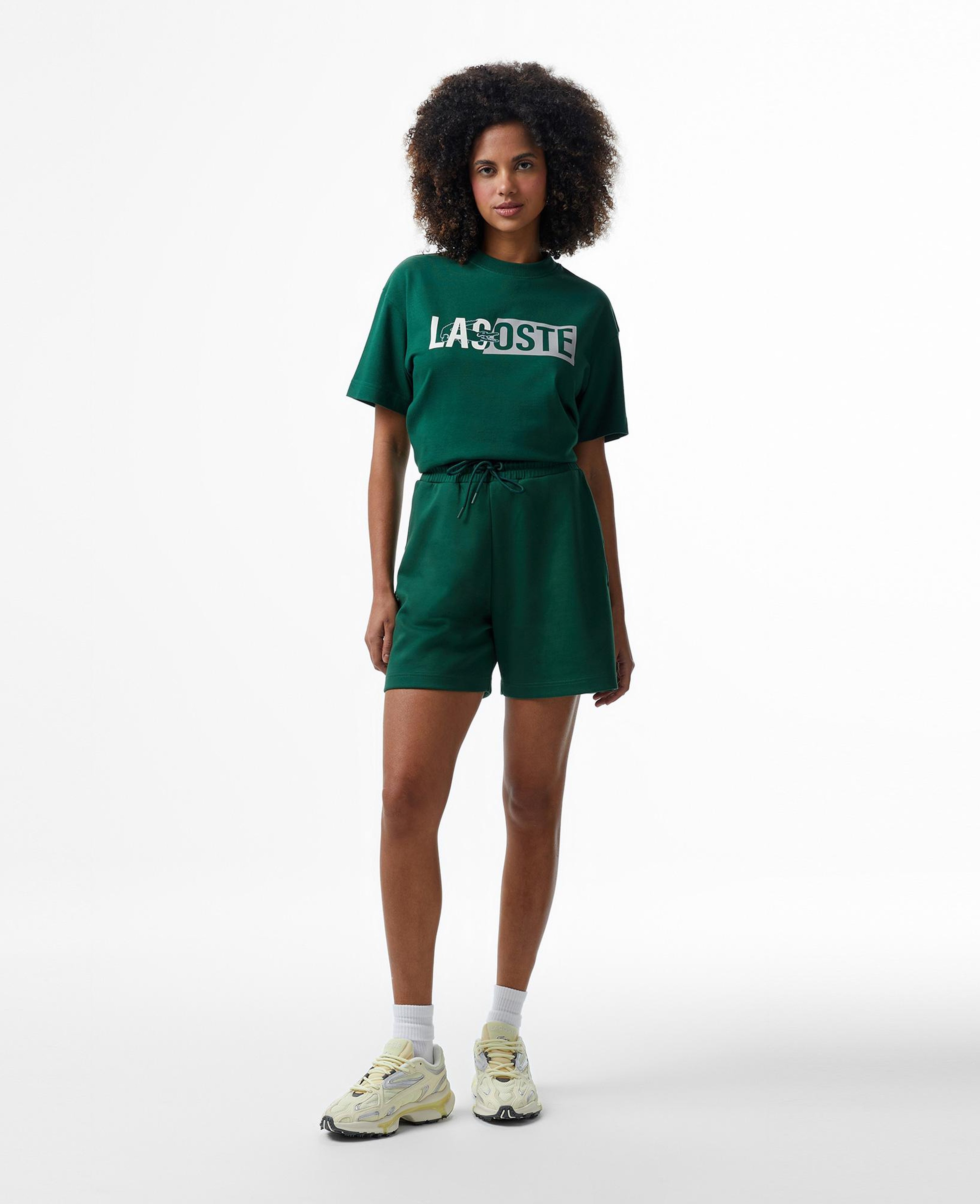 Lacoste House of SuperStep x Lacoste Kadın Yeşil Şort