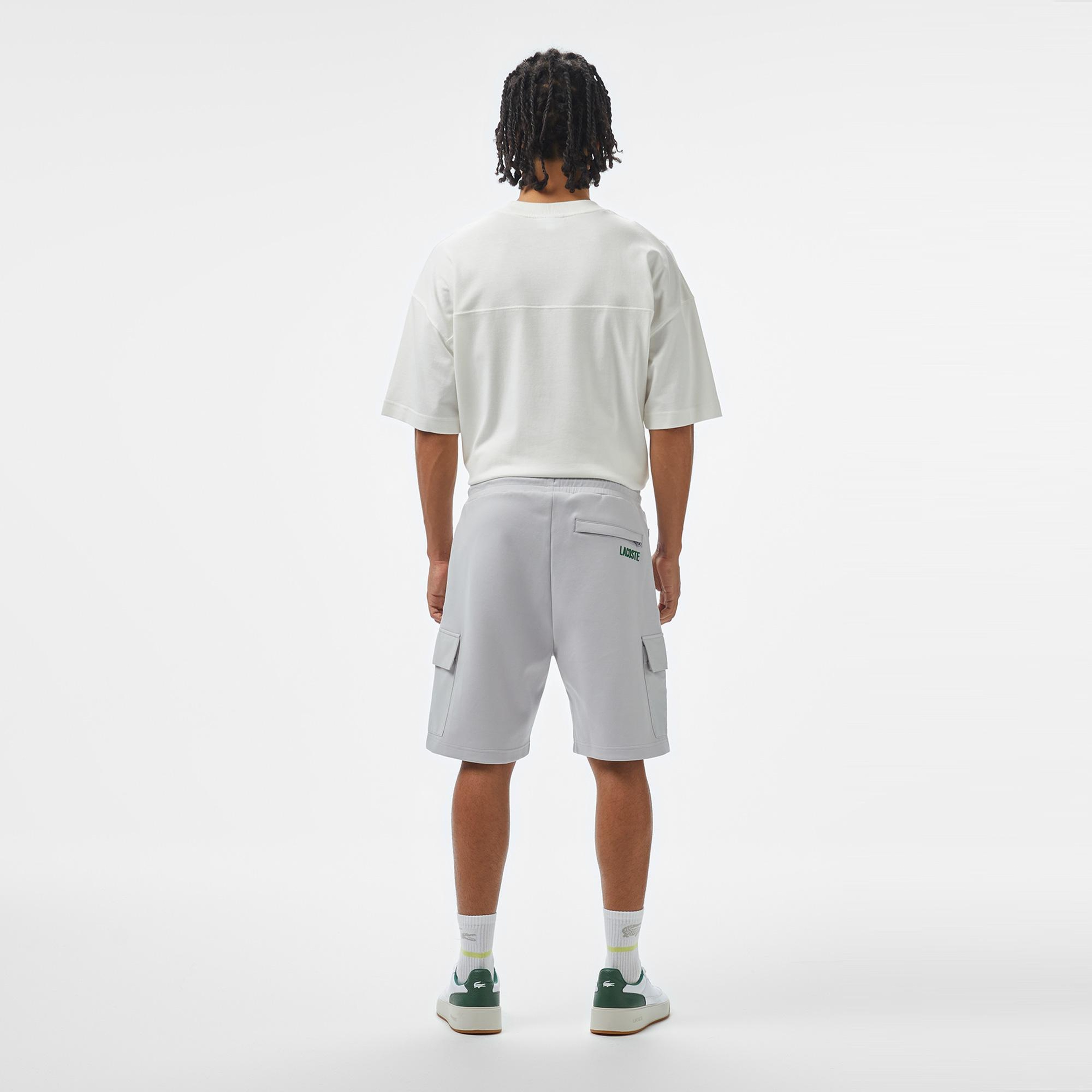 Lacoste House of SuperStep x Lacoste Erkek Gri Şort