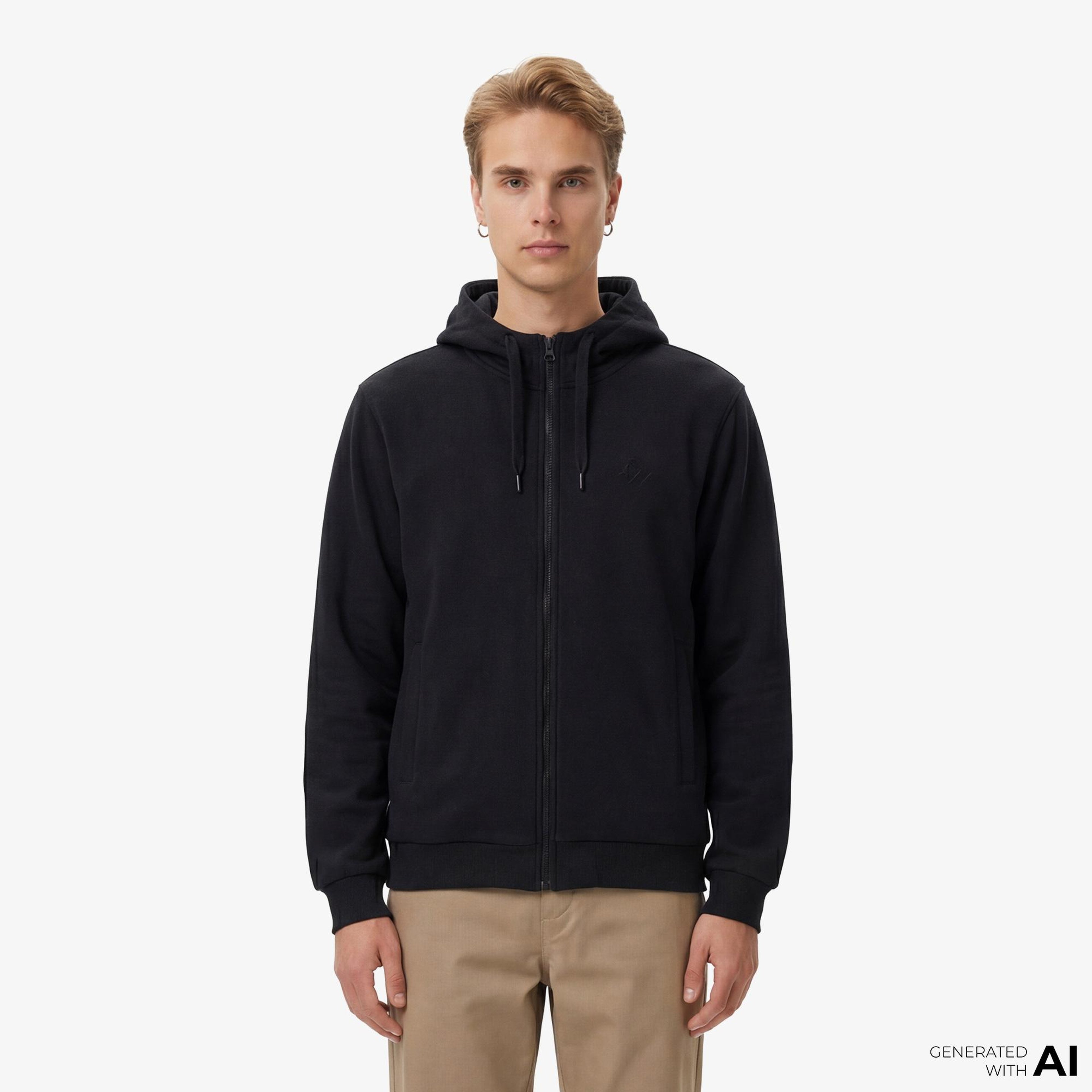 Converse Erkek Siyah Sweatshirt