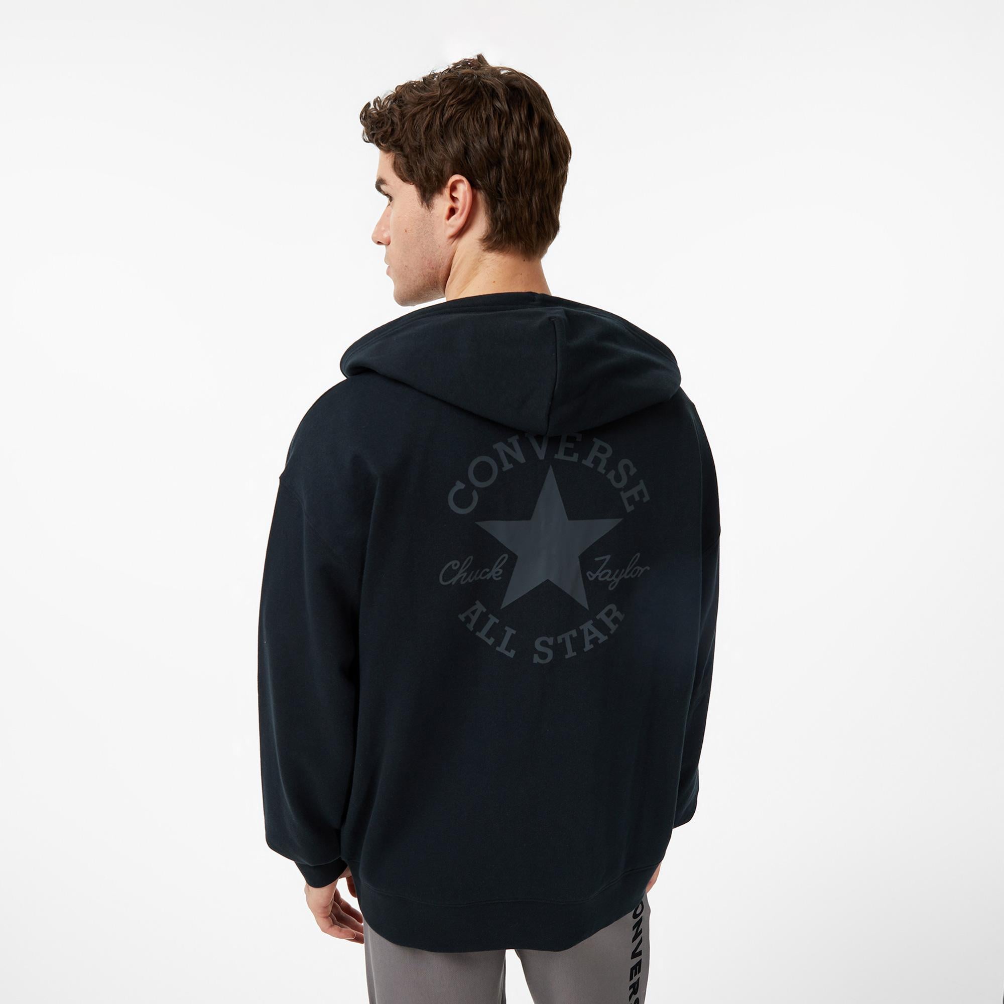 Converse Unisex Siyah Sweatshirt