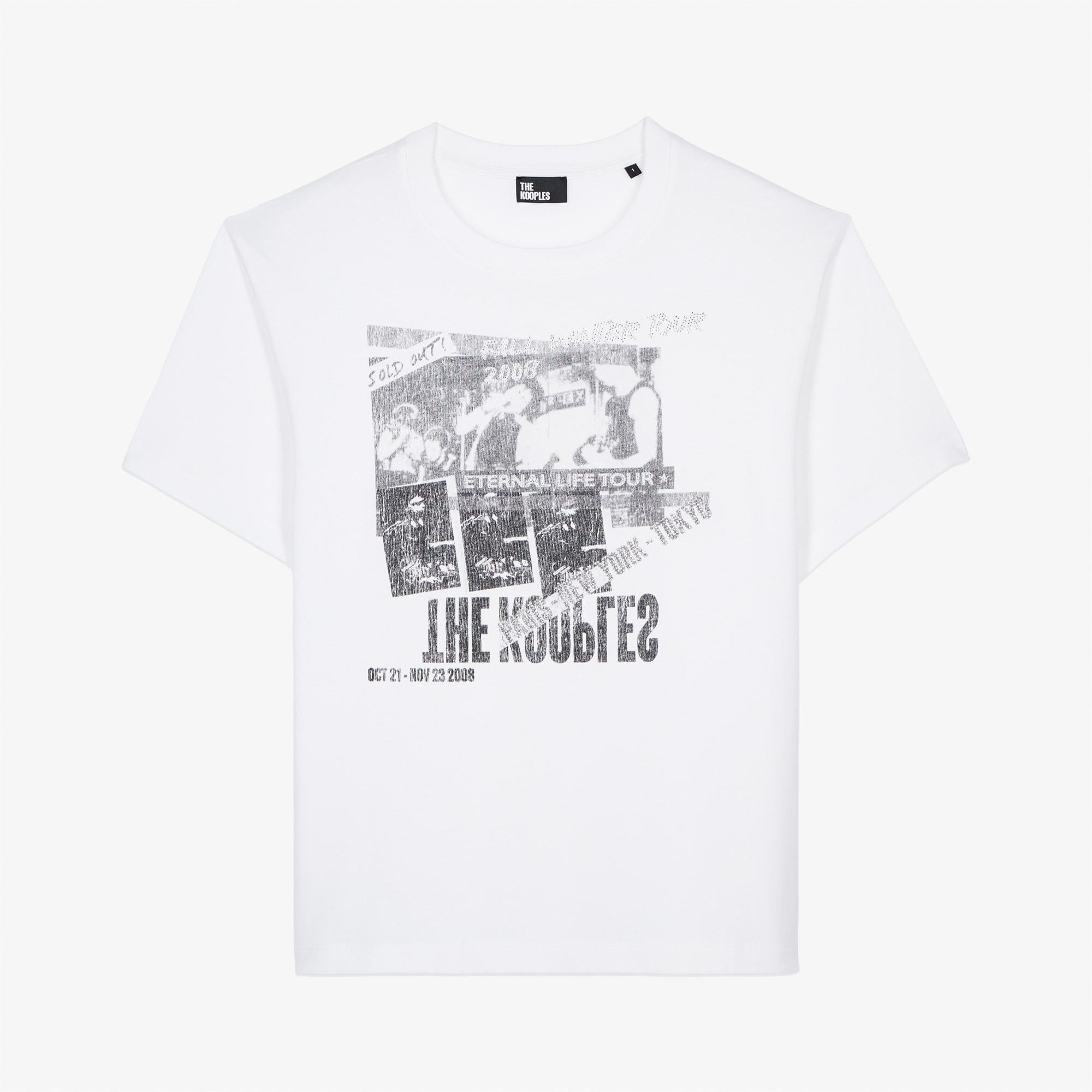 KADIN BEYAZ Modal Karışımlı T-SHIRT