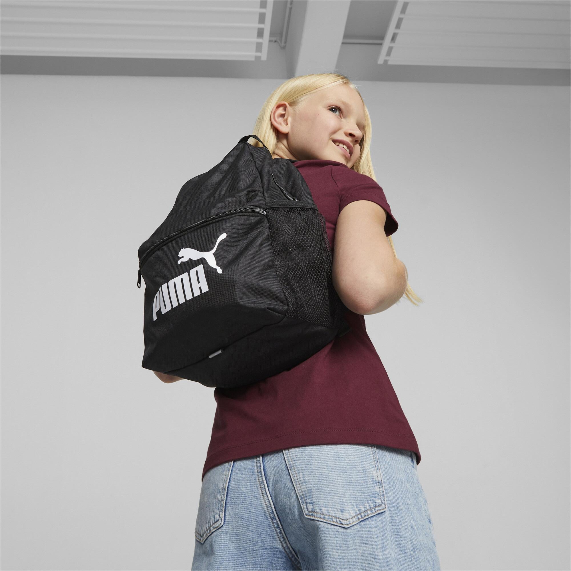 Puma Phase Small Çocuk Siyah Sırt Çantası