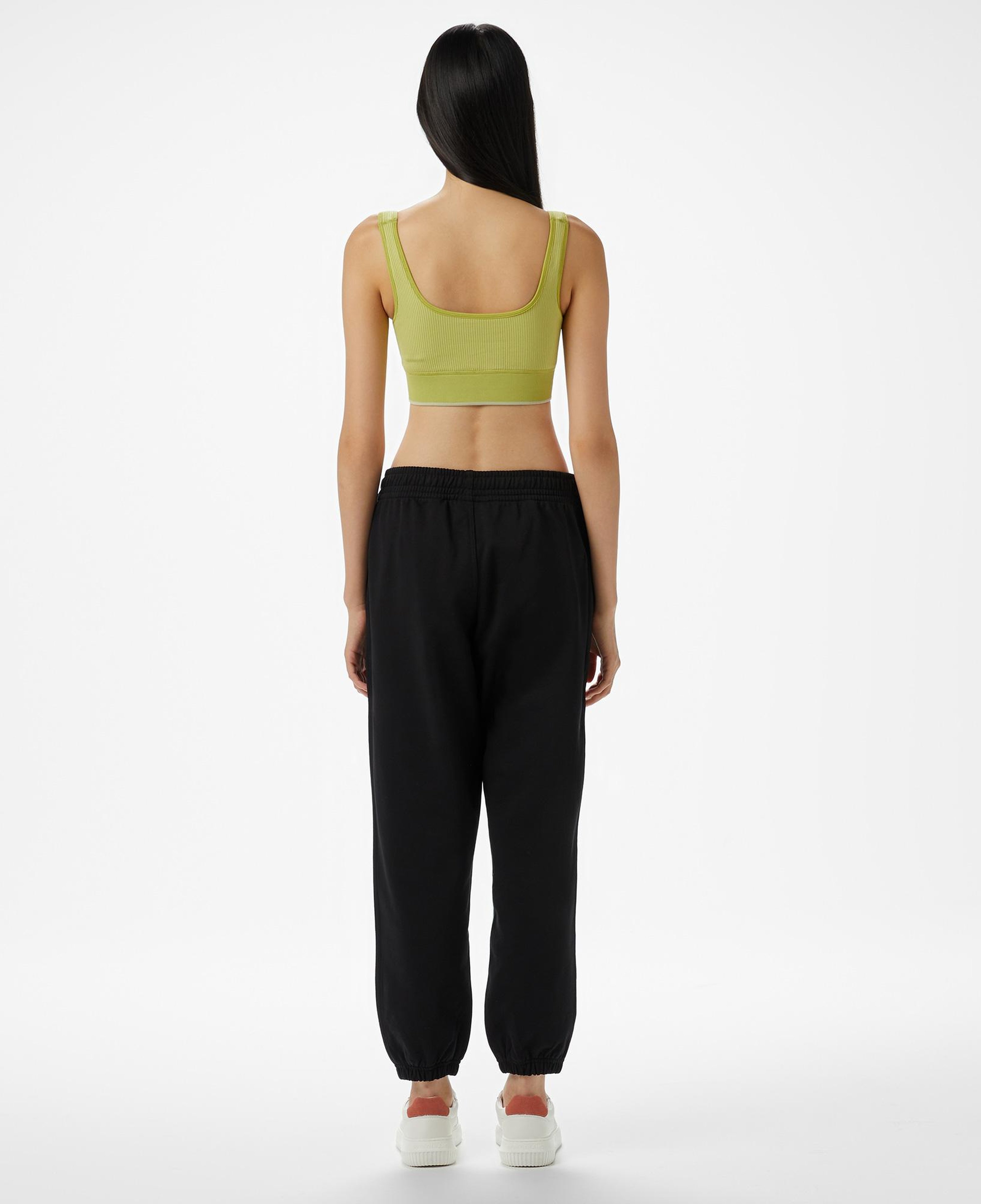 Calvin Klein Monologo French Terry Jogger Kadın Siyah Eşofman Altı