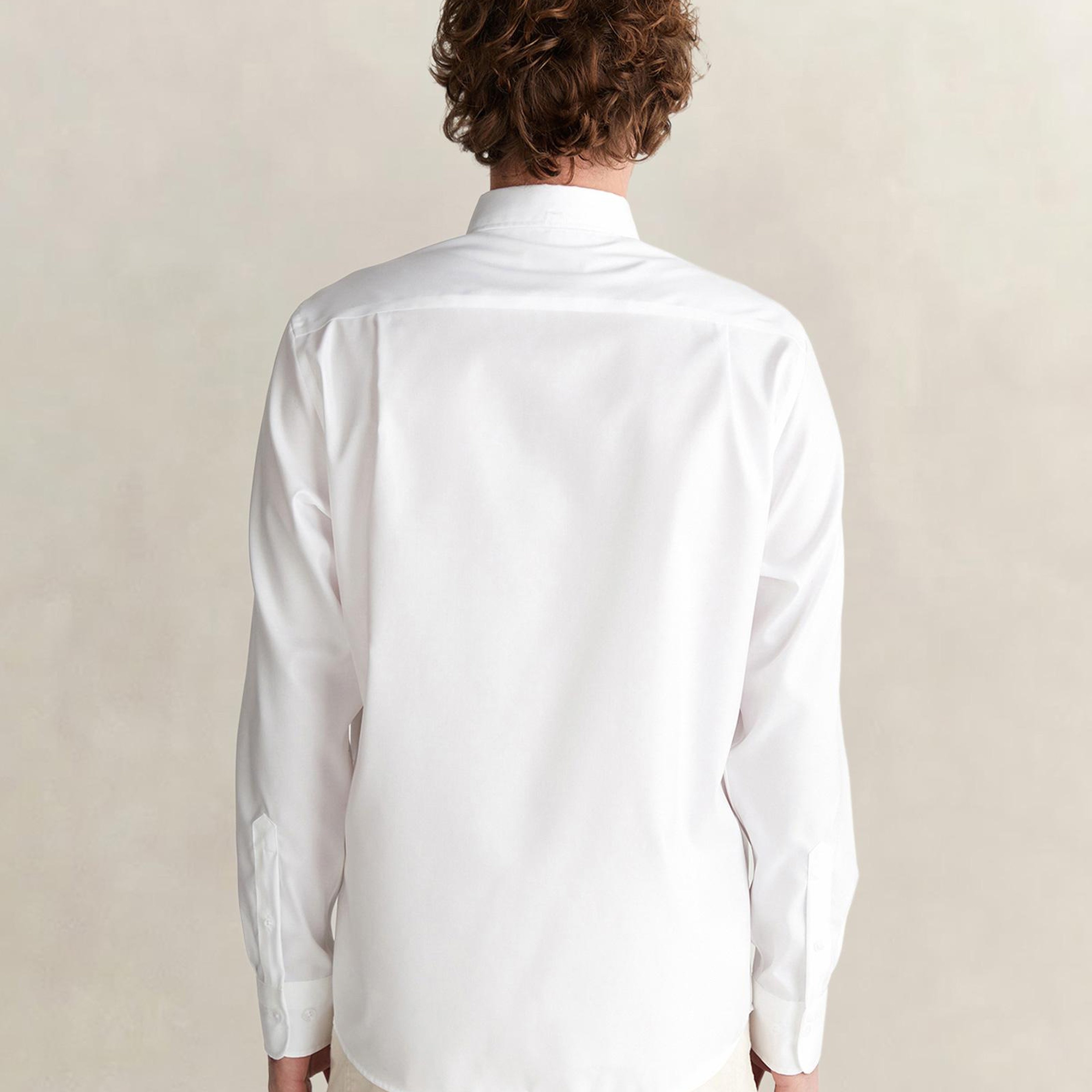 GANT Erkek Beyaz Regular Fit Gömlek
